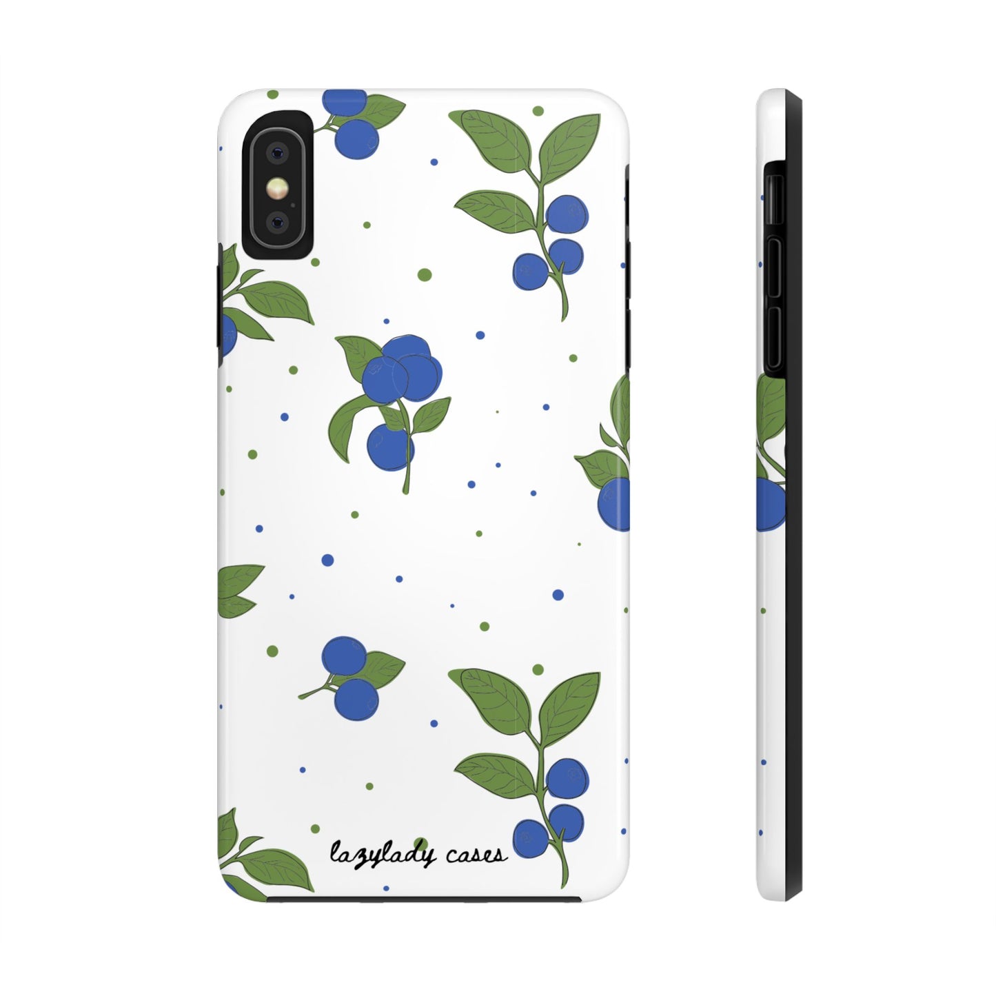 Blueberry Tough Phone Case - Durable Berry Design for Everyday Protection