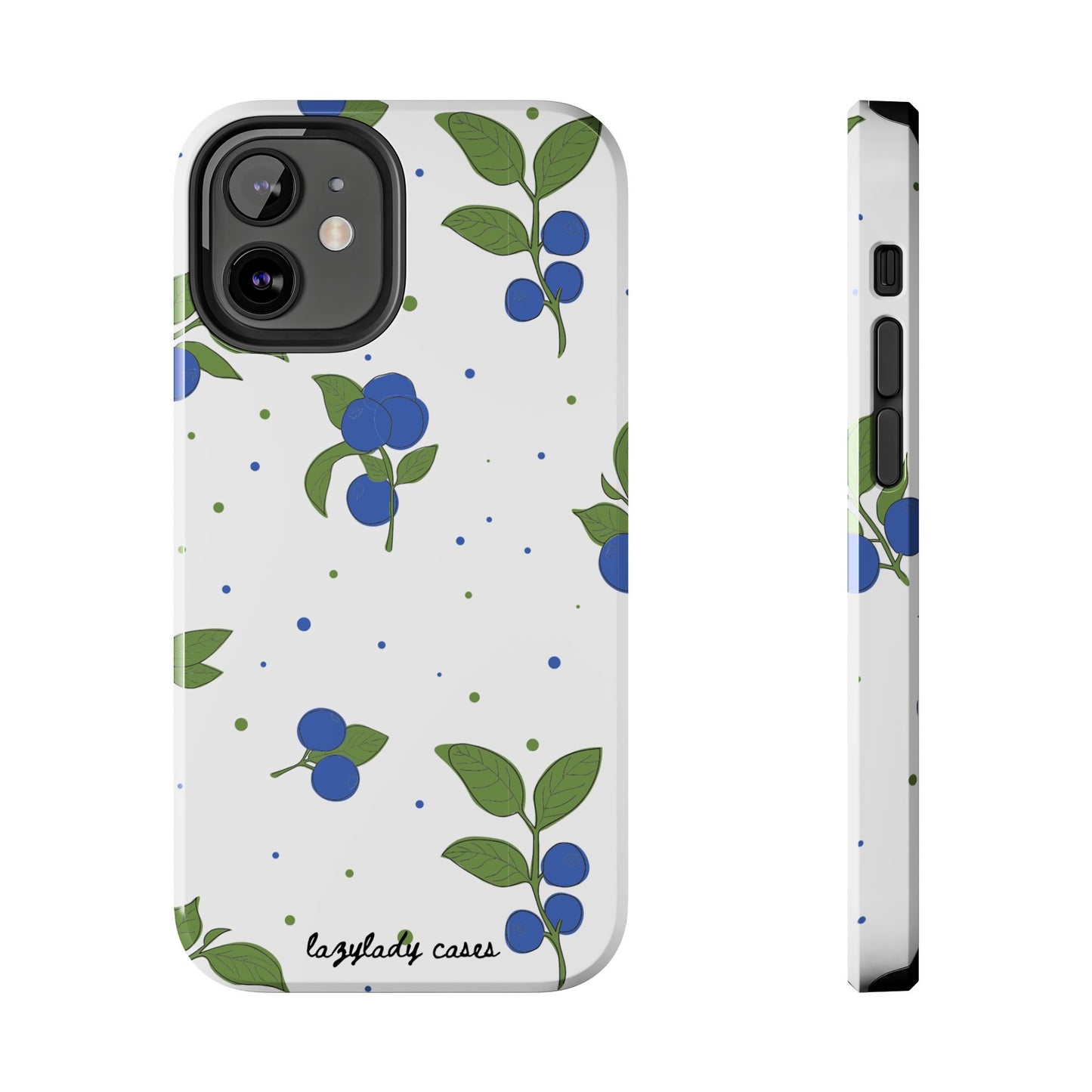 Blueberry Tough Phone Case - Durable Berry Design for Everyday Protection