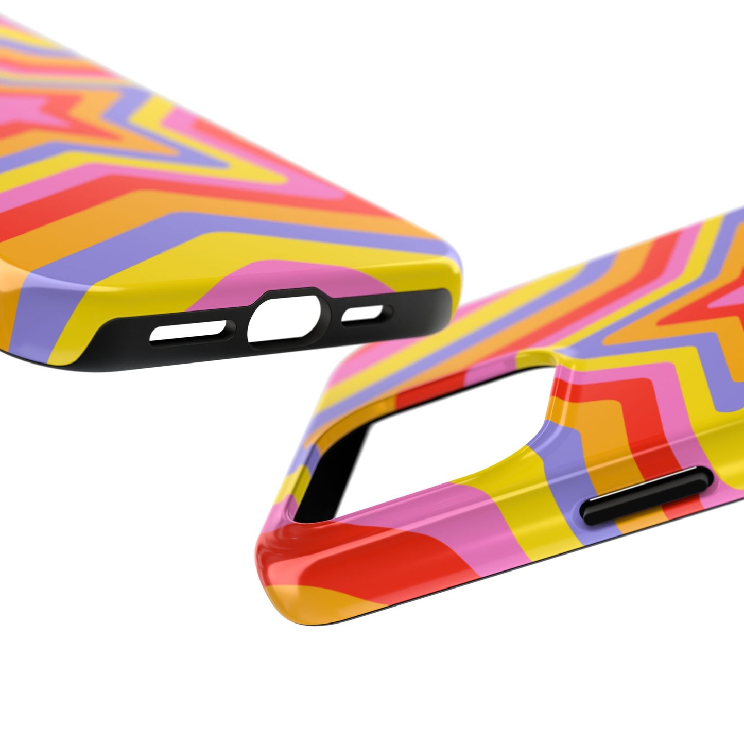 Colorful Star Pattern Tough Phone Cases | Durable Phone Cover, Unique Gifts, Trendy Accessories, Fun Tech Style