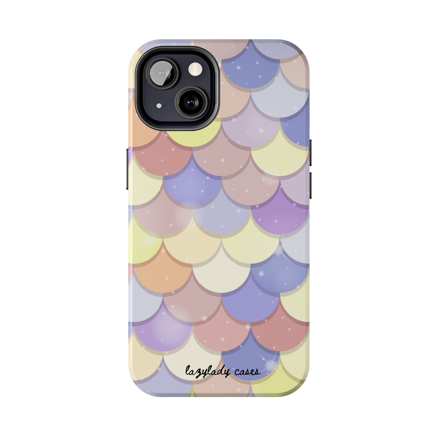 Mermaid Scale Tough Phone Case - Durable Protection with Colorful Design