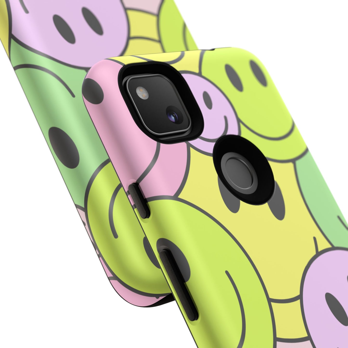 Colorful Smile Face Phone Case - Tough Protection & Fun Design
