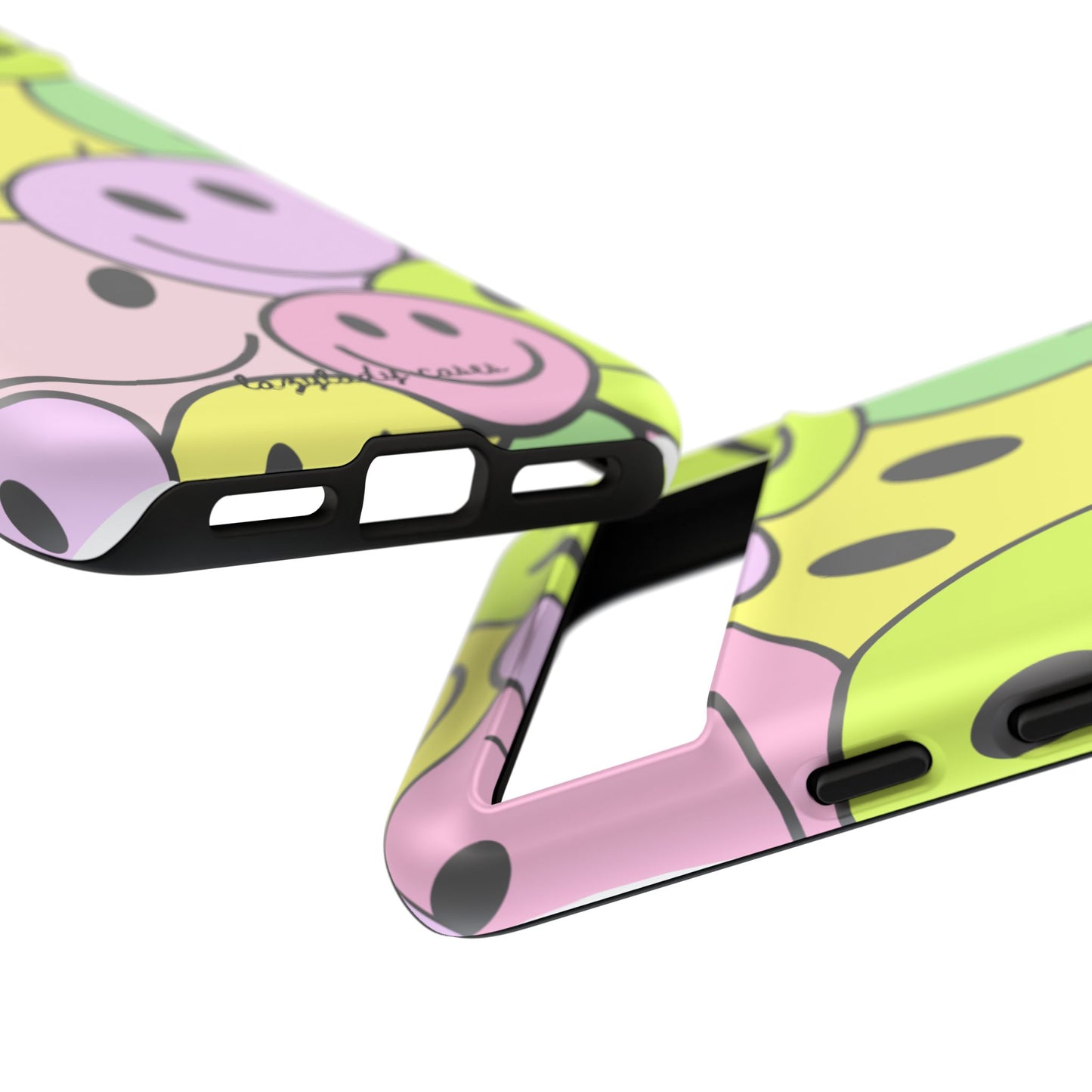 Colorful Smile Face Phone Case - Tough Protection & Fun Design