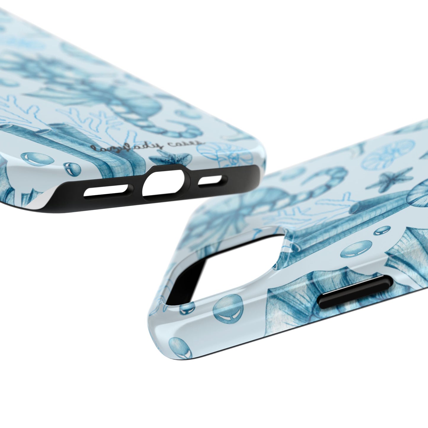 Coastal Seahorse Phone Case - Tough Protection with Beach Vibe
