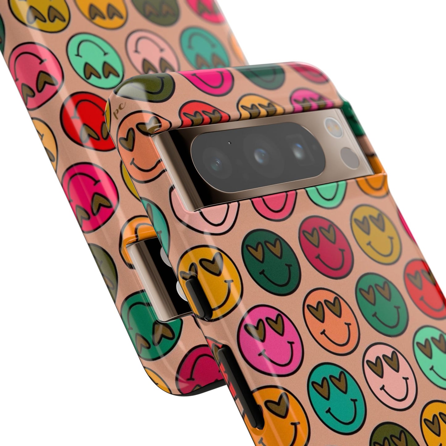 Colorful Smiley Phone Case | Tough Cases, Cute Phone Cover, Happy Vibes, Gift for Friends, Fun Phone Accessory