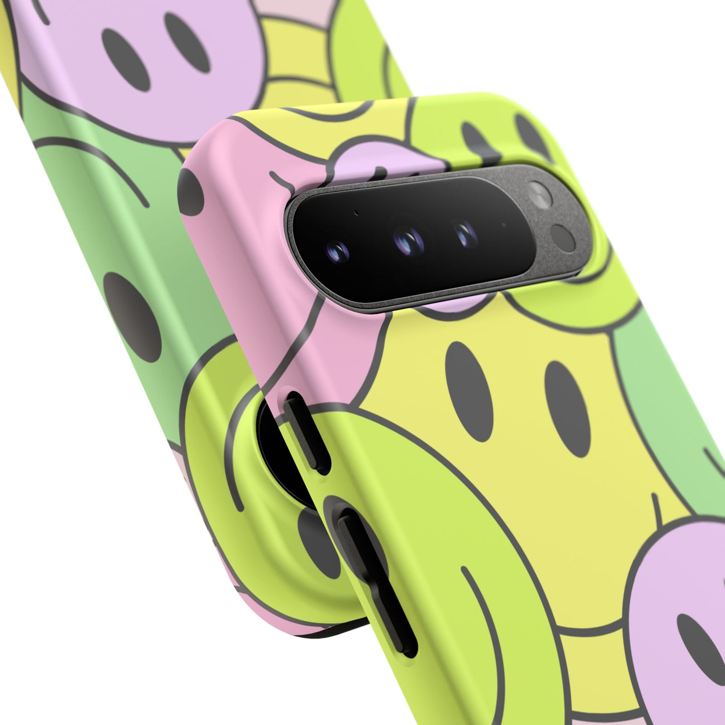 Colorful Smile Face Phone Case - Tough Protection & Fun Design