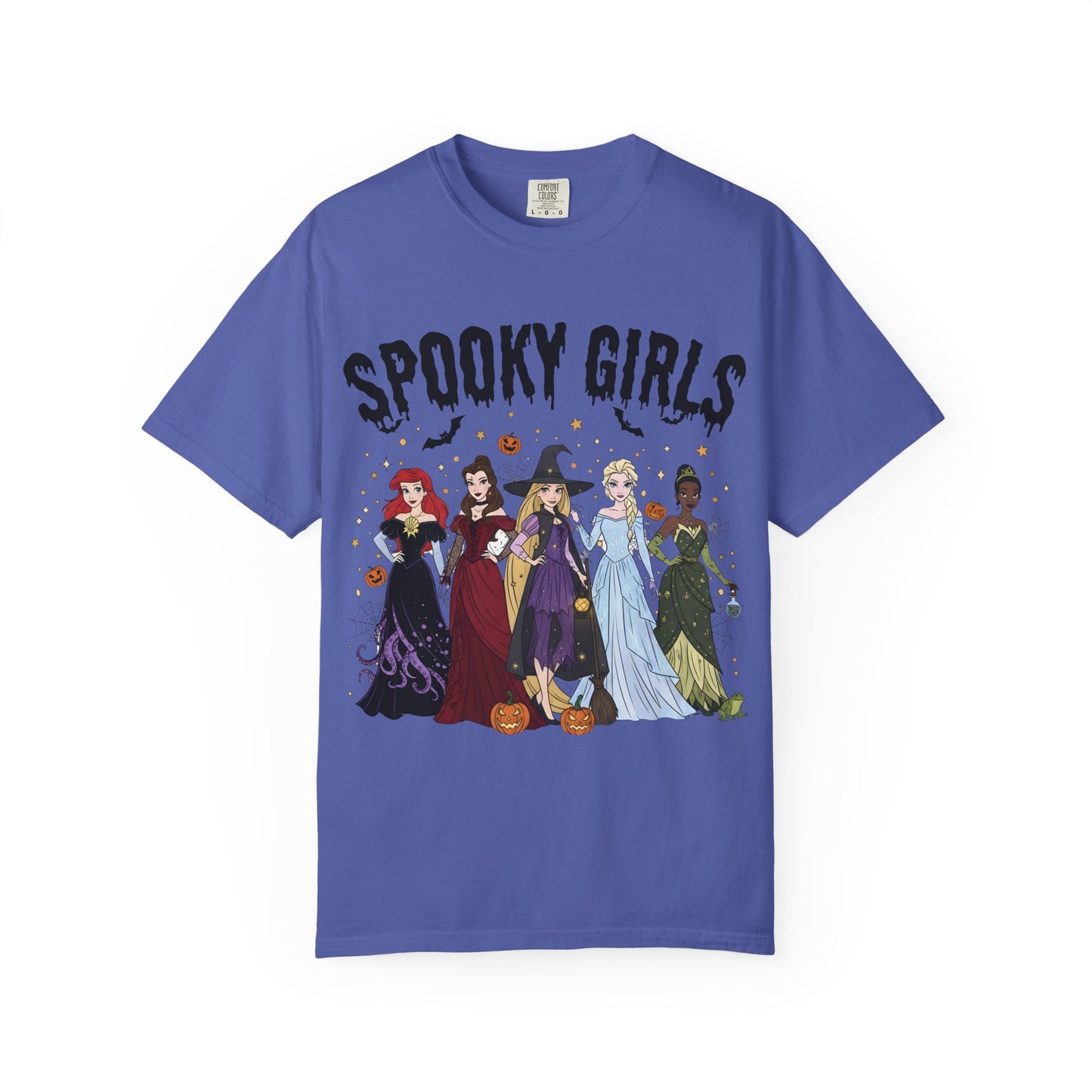 Spooky Girls T-Shirt, Halloween Tee, Unisex Graphic Shirt, Cute Costume Top, Seasonal Apparel, Witchy Fashion