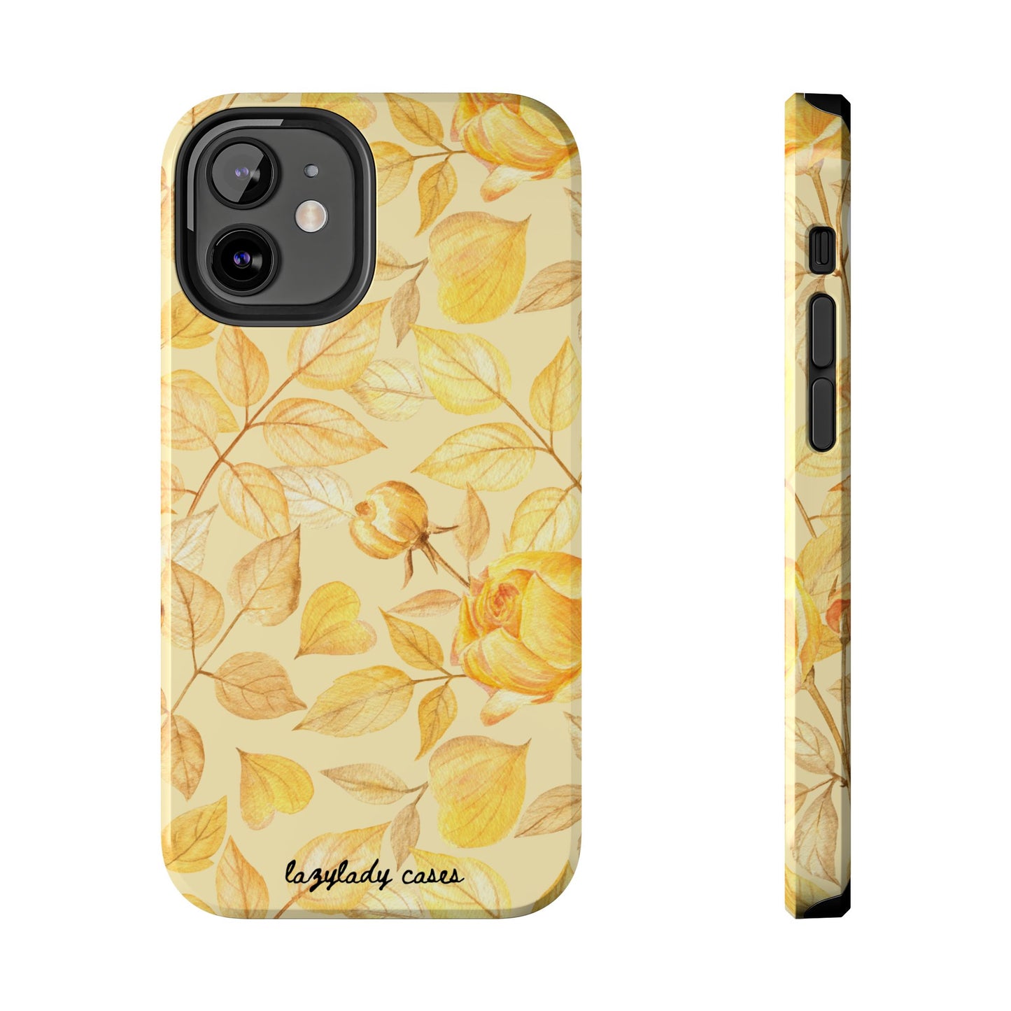 Yellow Dusk Tough Phone Case – Durable Protection with Yellow Roses Design
