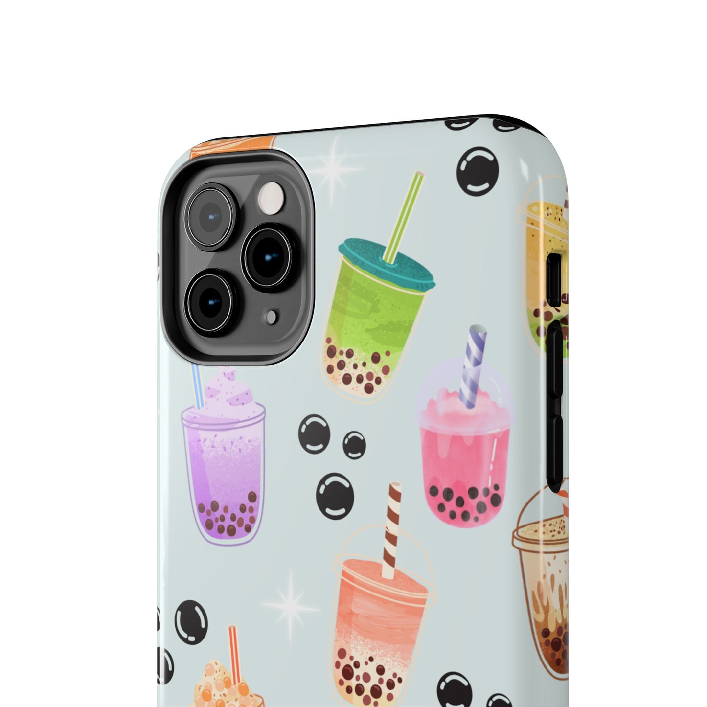 Colorful Boba Tea Phone Case, Tough Phone Cases for Drink Lovers, Cute Phone Accessory, Fun Gifts for Friends, Summer Vibes
