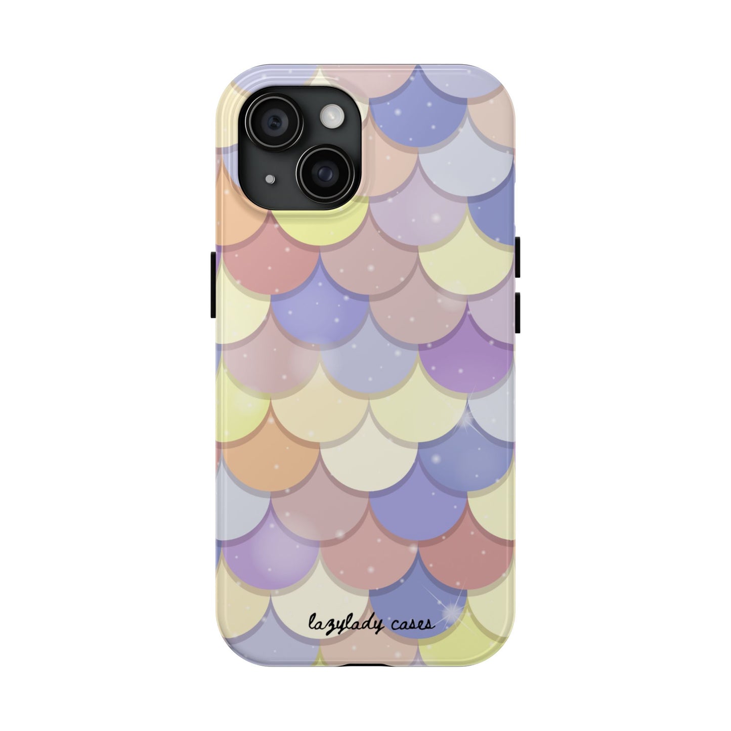 Mermaid Scale Tough Phone Case - Durable Protection with Colorful Design