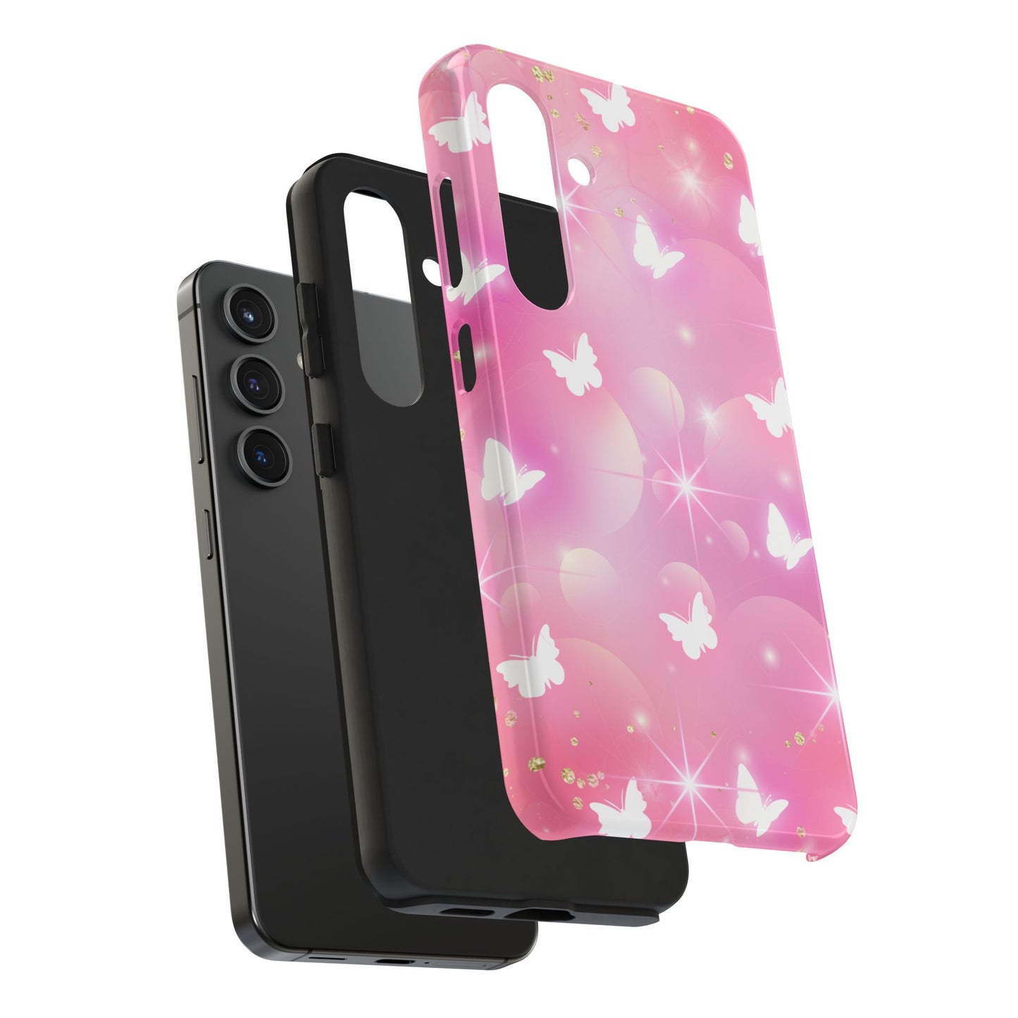 Butterfly Bloom Tough Phone Cases, Stylish Protection, Gifts for Her, Trendy Accessories, Spring Vibe, Phone Cover