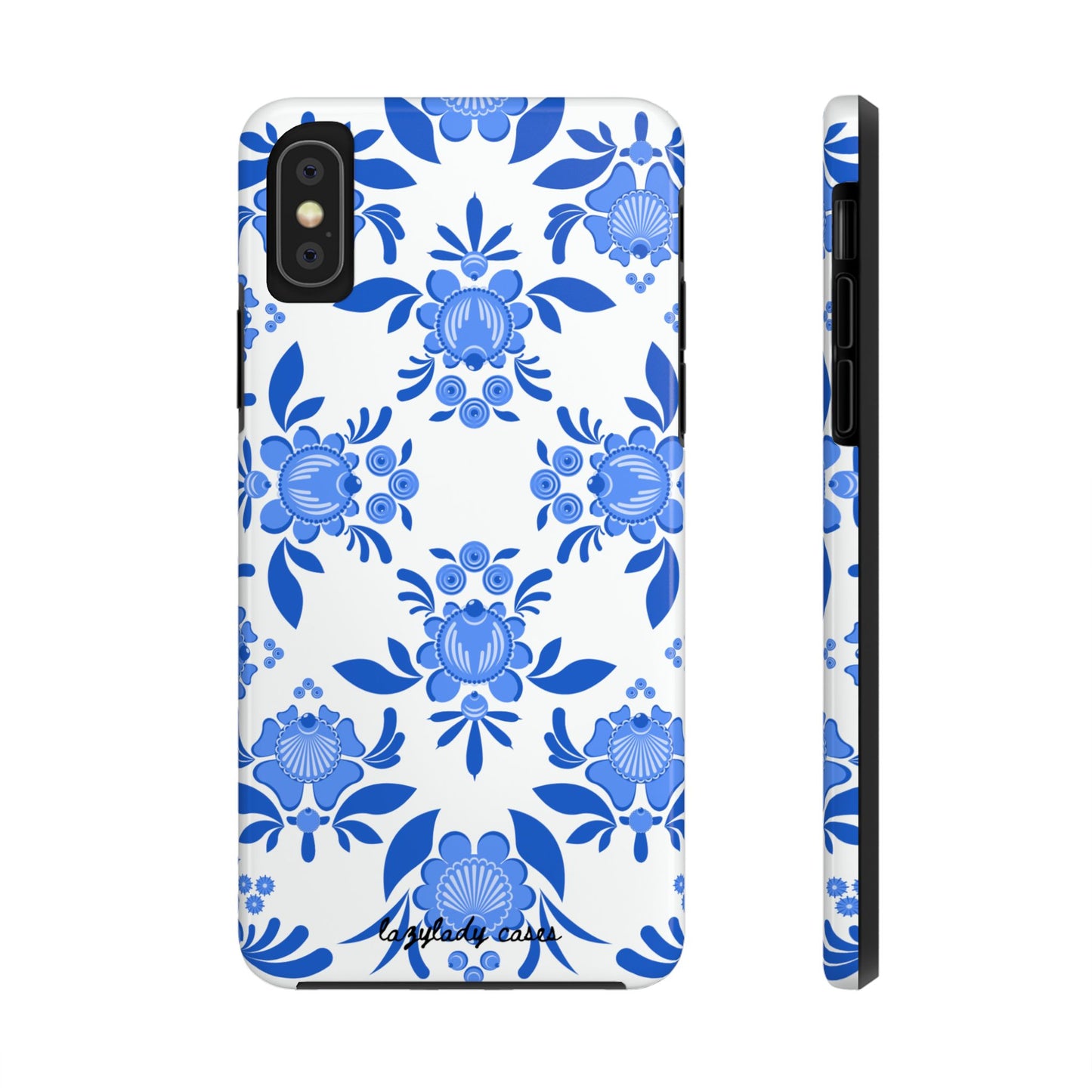 Floral Tough Phone Case - Stylish Protection for Everyday Use