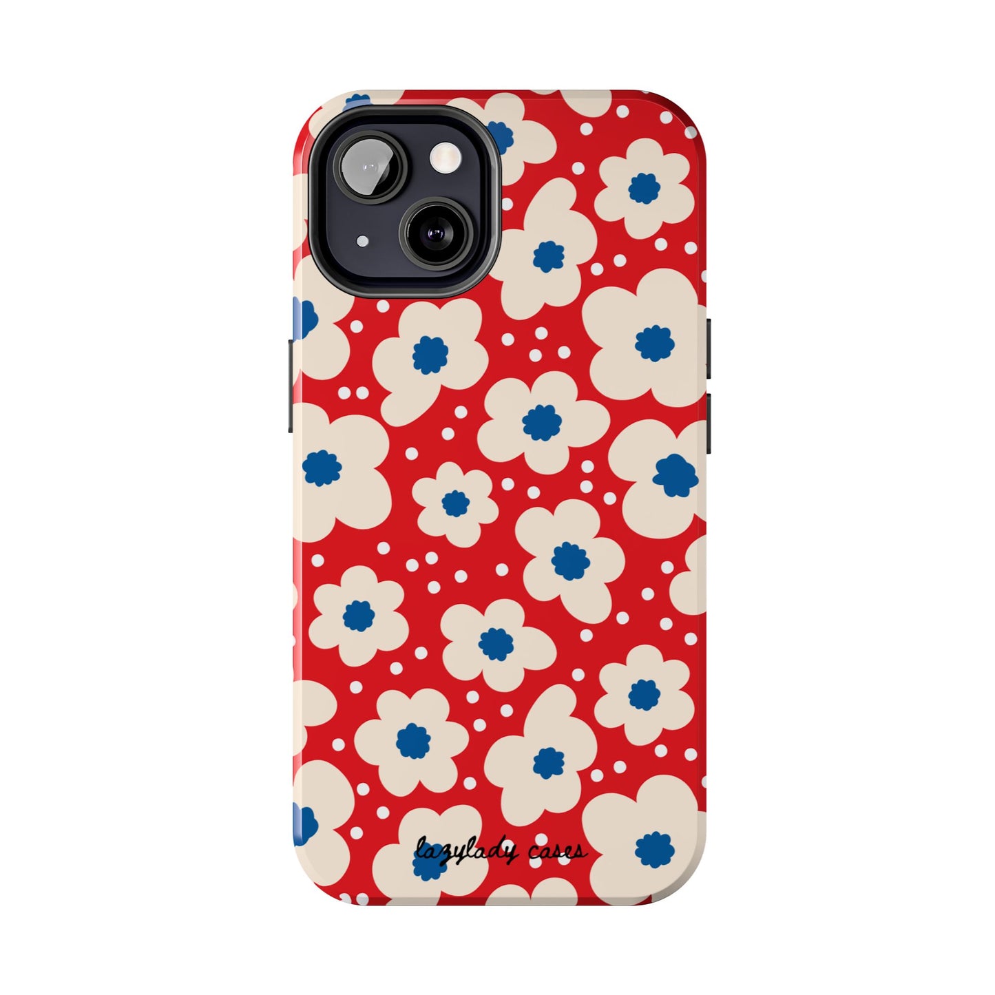 Blossom Floral Tough Phone Case - Durable Protection with Vintage Charm