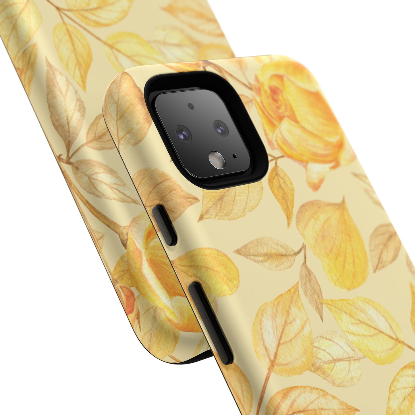 Yellow Dusk Tough Phone Case - Yellow Rose Design