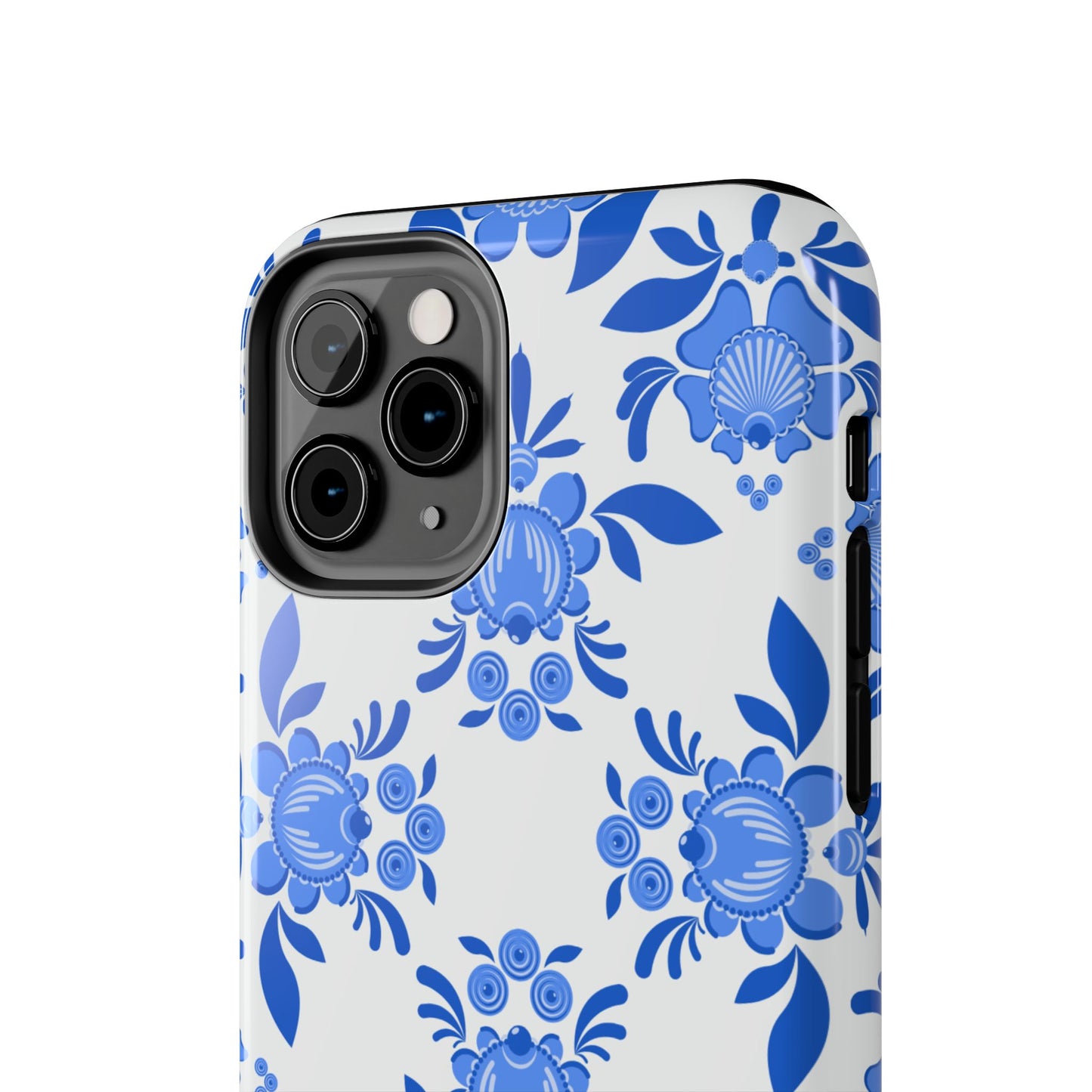 Floral Tough Phone Case - Stylish Protection for Everyday Use