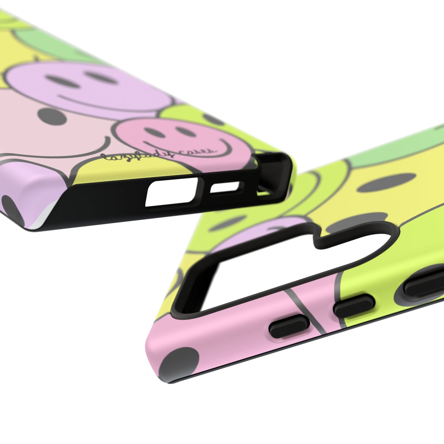 Colorful Smile Face Phone Case - Tough Protection & Fun Design