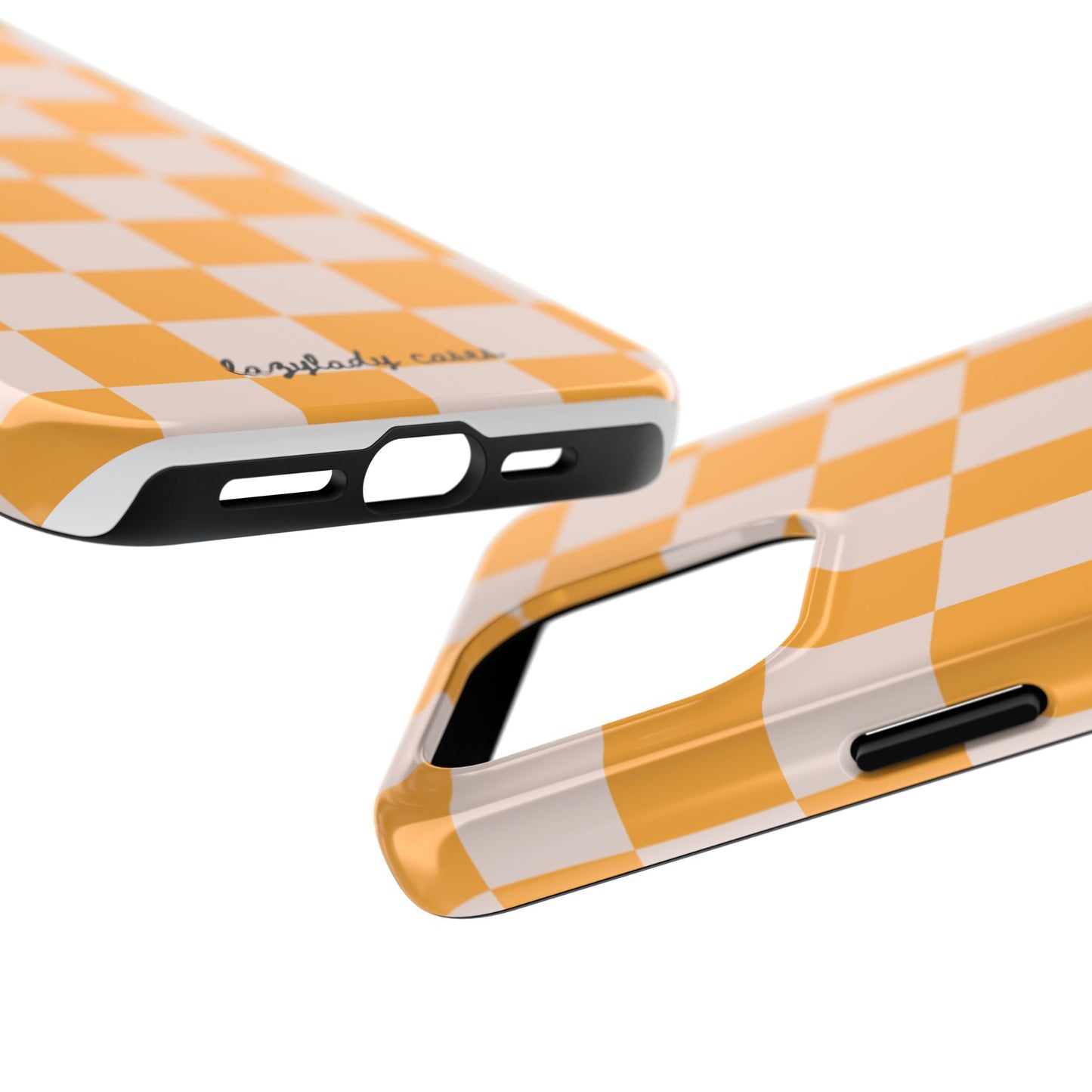 Bright Checkerboard Tough Phone Case - Stylish & Durable Protection