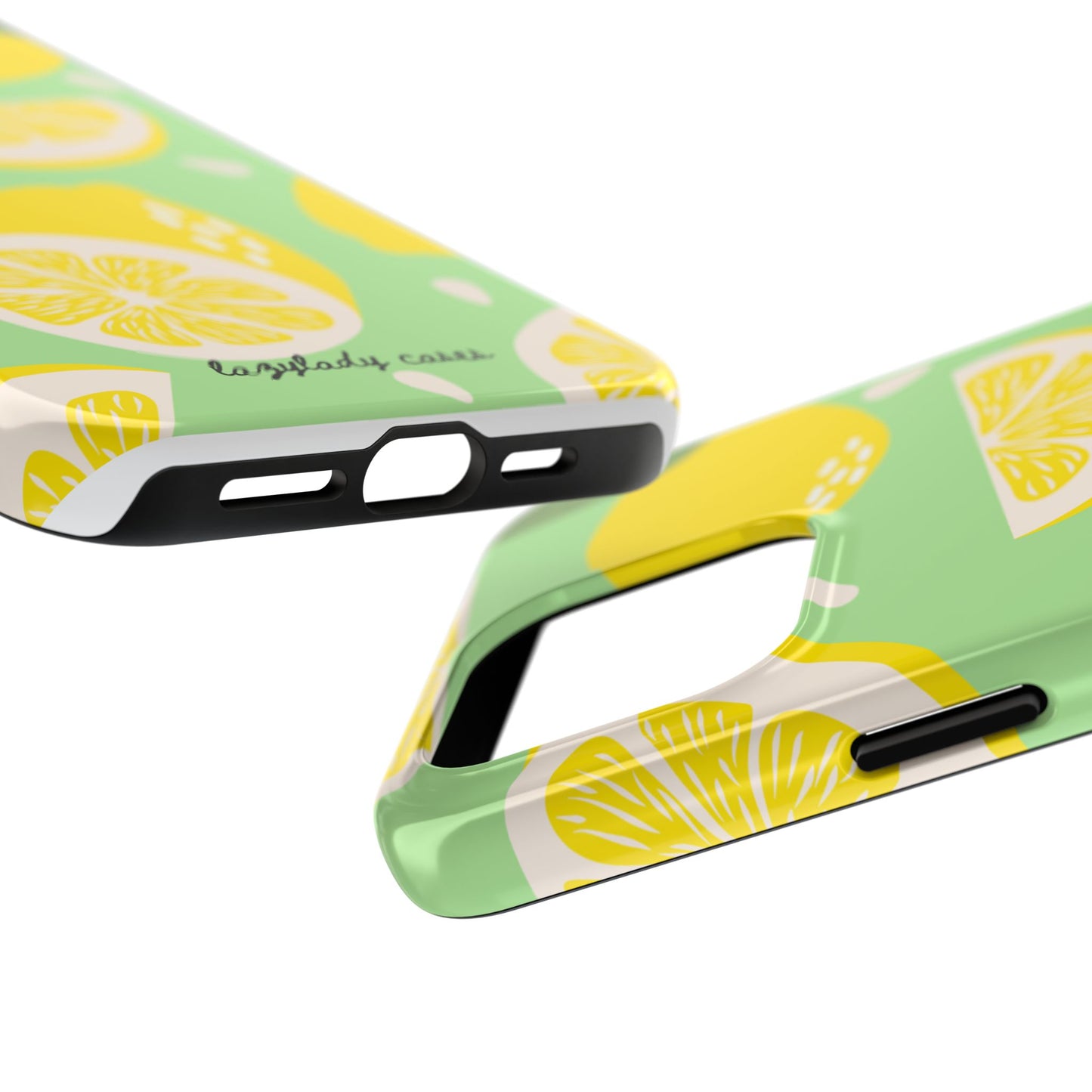 Lemon Slice Tough Phone Case - Vibrant, Durable Protection for Citrus Lovers