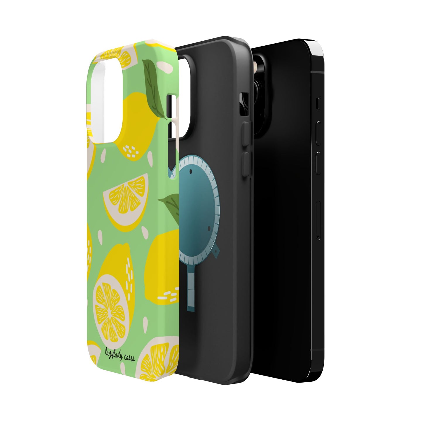 Lemonade Vibe Magnetic Phone Case - Bright Citrus Design for Summer Fun
