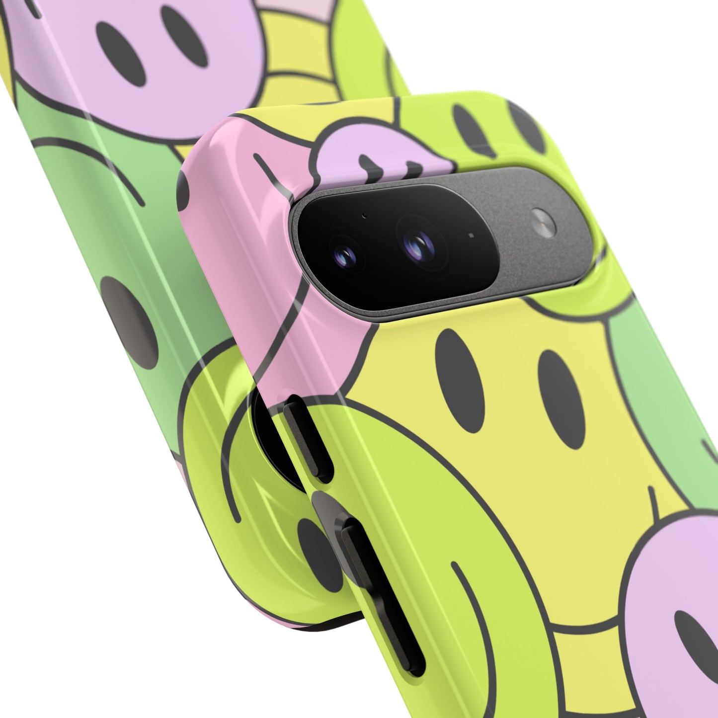 Colorful Smile Face Phone Case - Tough Protection & Fun Design
