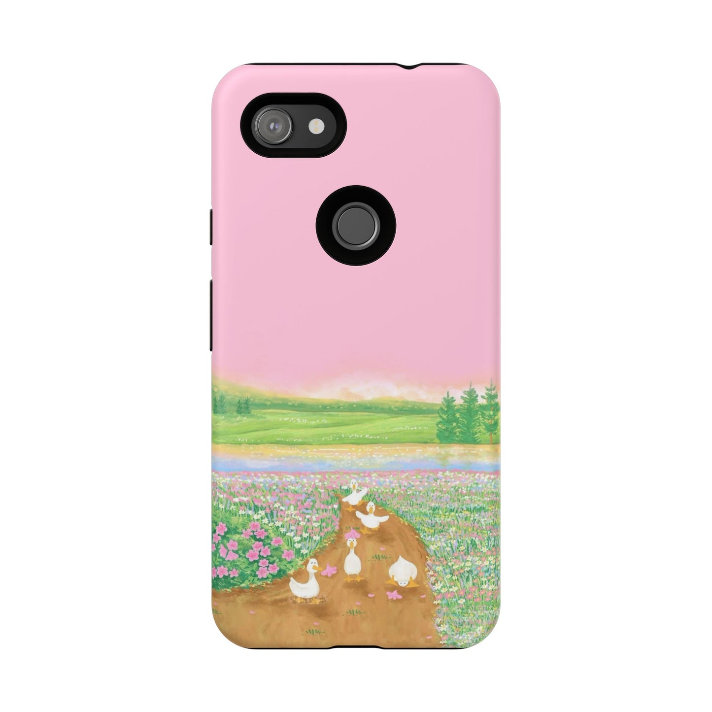 Pastel Floral Phone Case, Tough Cases for Nature Lovers, Cute Phone Accessories, Spring Gifts, Unique Mobile Covers