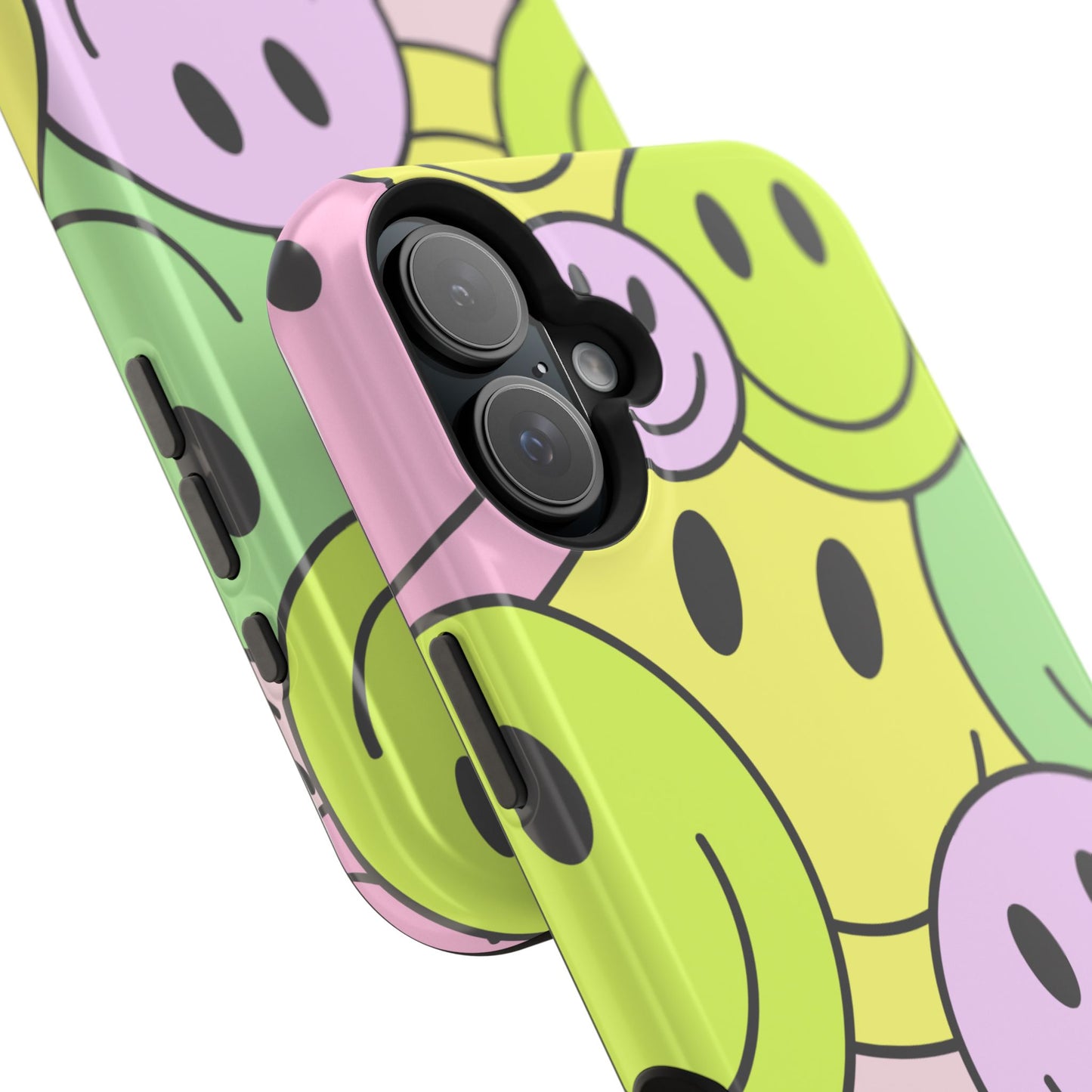 Colorful Smiley Face Magnetic Tough Case for Fun-Loving Individuals