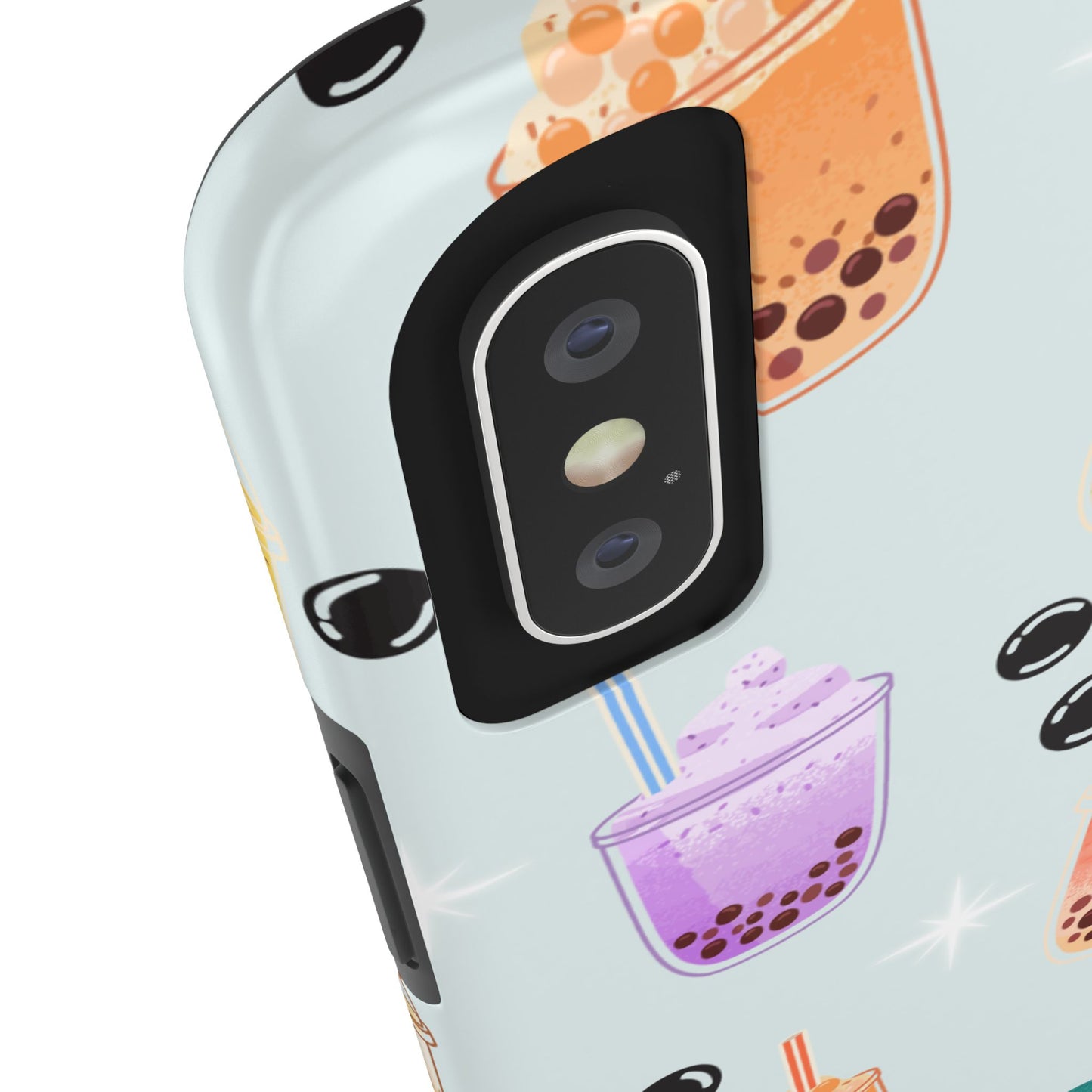 Colorful Boba Tea Phone Case, Tough Phone Cases for Drink Lovers, Cute Phone Accessory, Fun Gifts for Friends, Summer Vibes