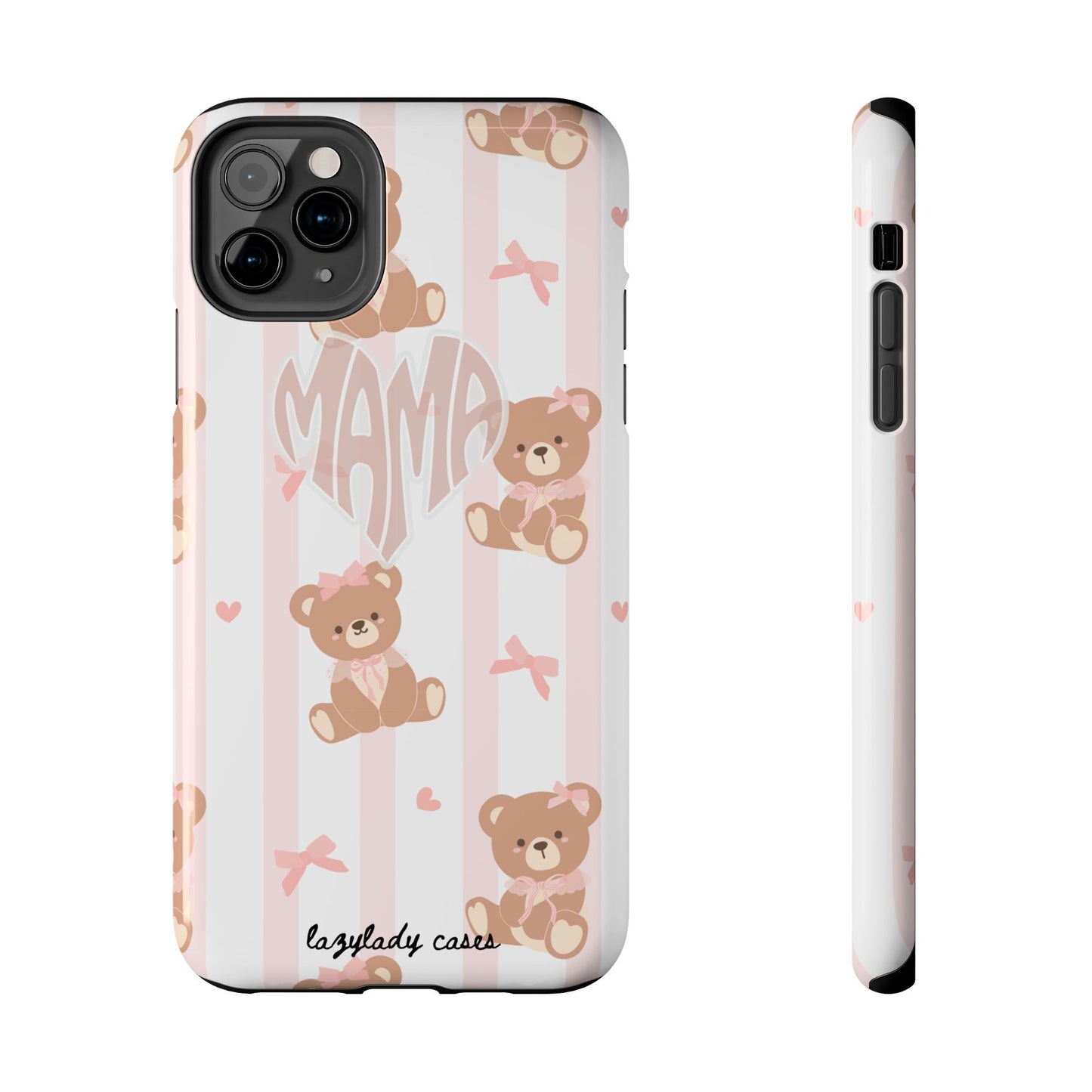 Cute Bear Mama Phone Case - Stylish Tough Case for Moms