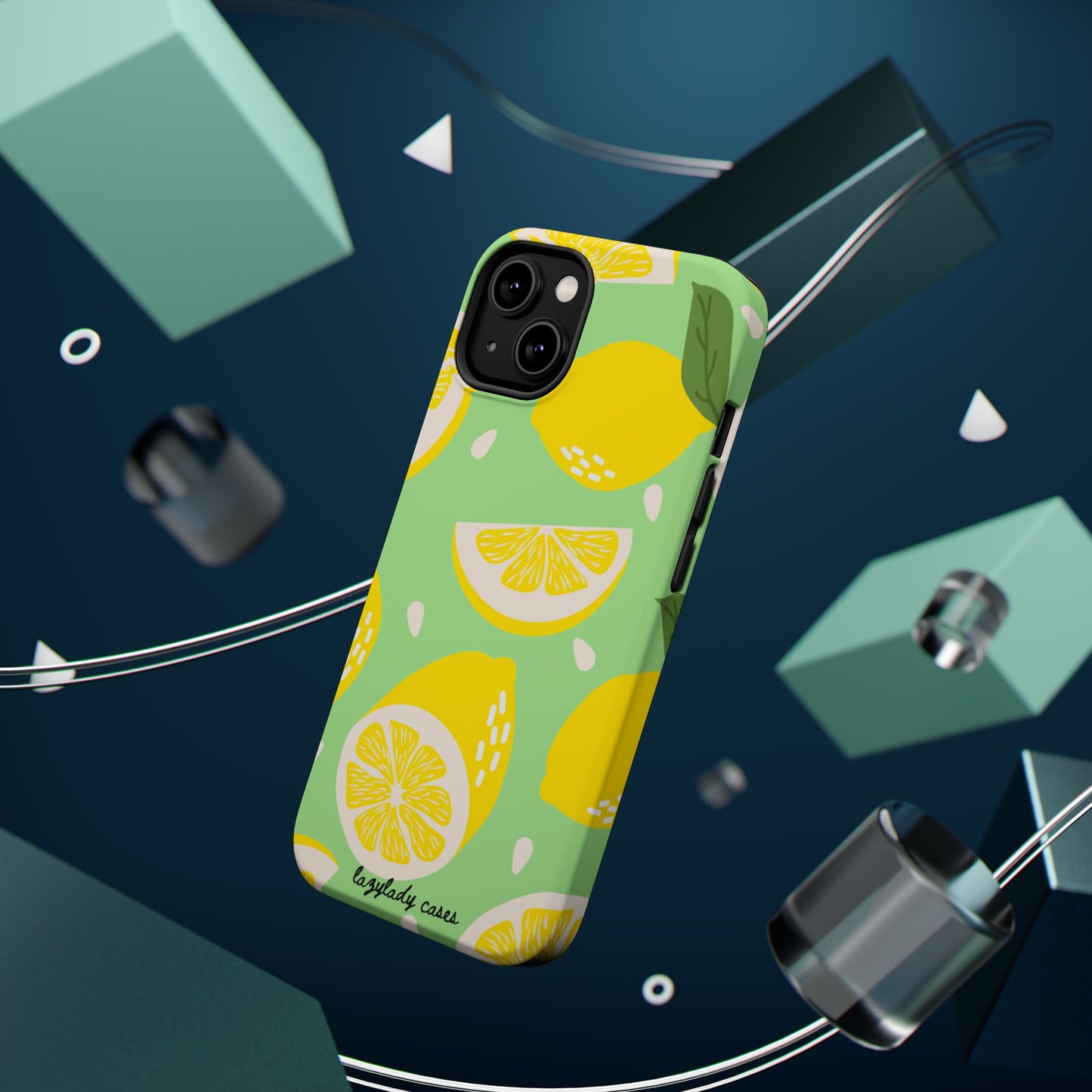 Lemonade Vibe Magnetic Phone Case - Bright Citrus Design for Summer Fun