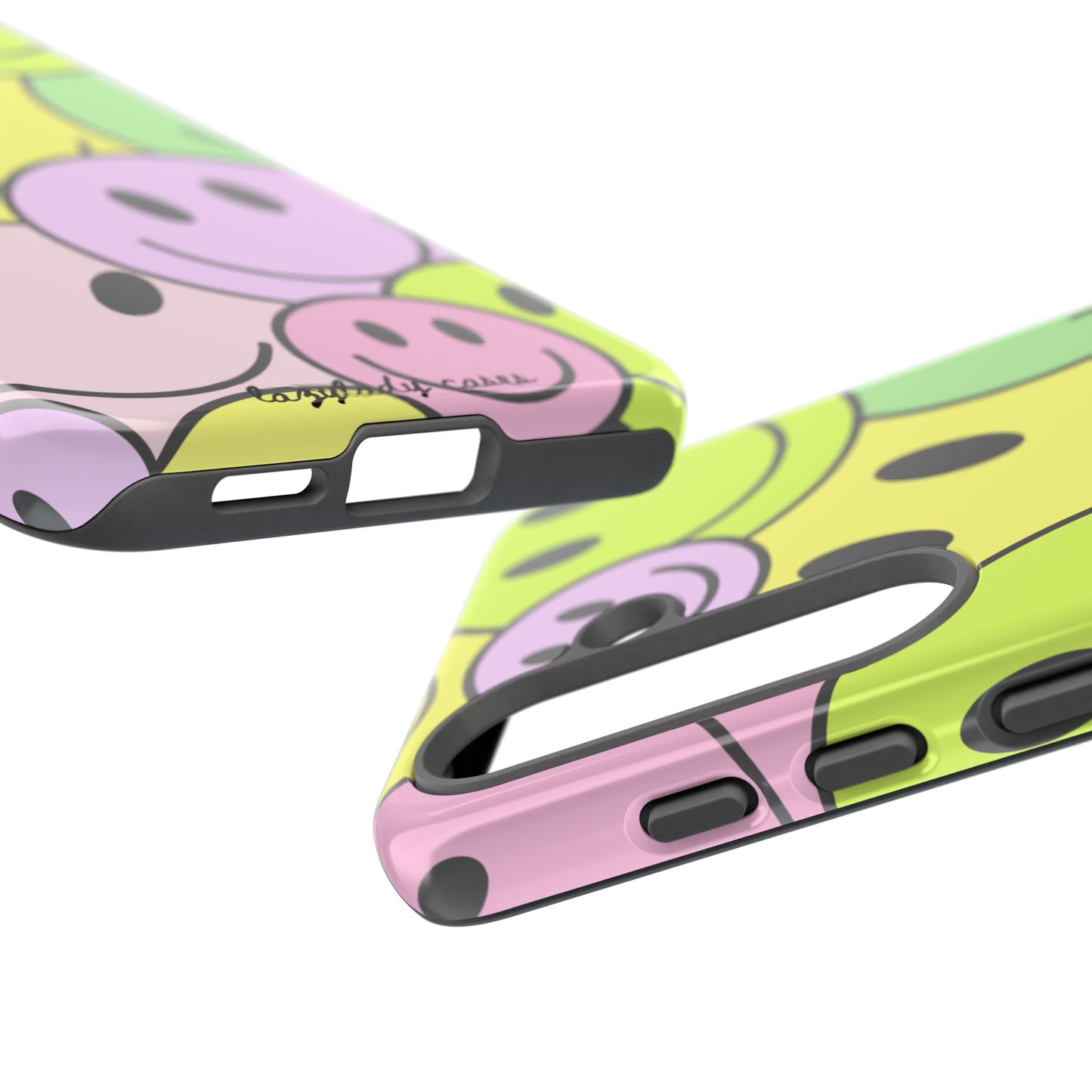 Colorful Smile Face Phone Case - Tough Protection & Fun Design