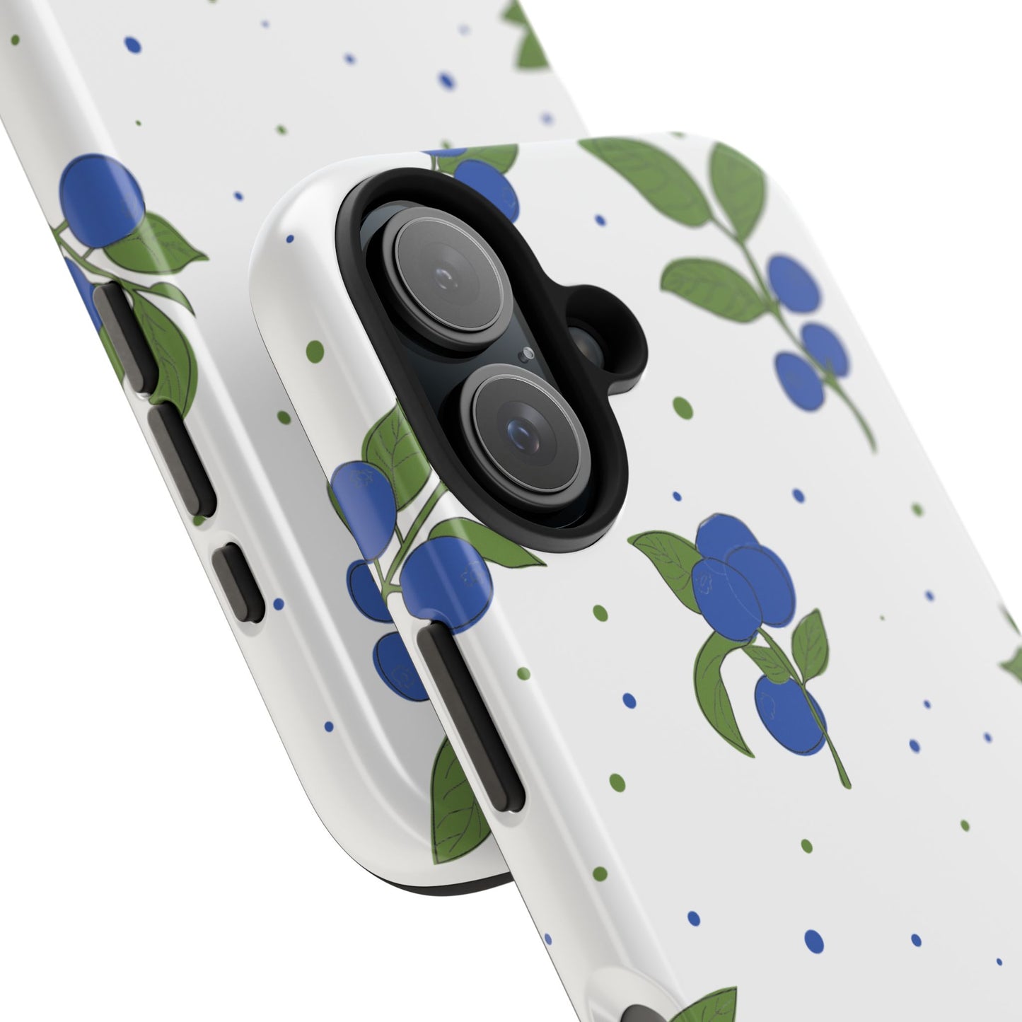 Blueberry Tough Phone Case - Durable Berry Design for Everyday Protection