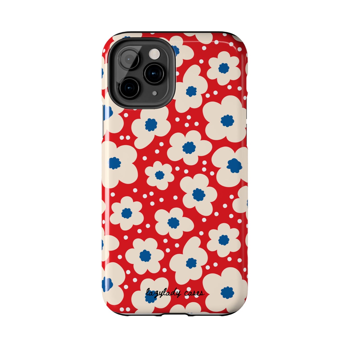 Blossom Floral Tough Phone Case - Durable Protection with Vintage Charm