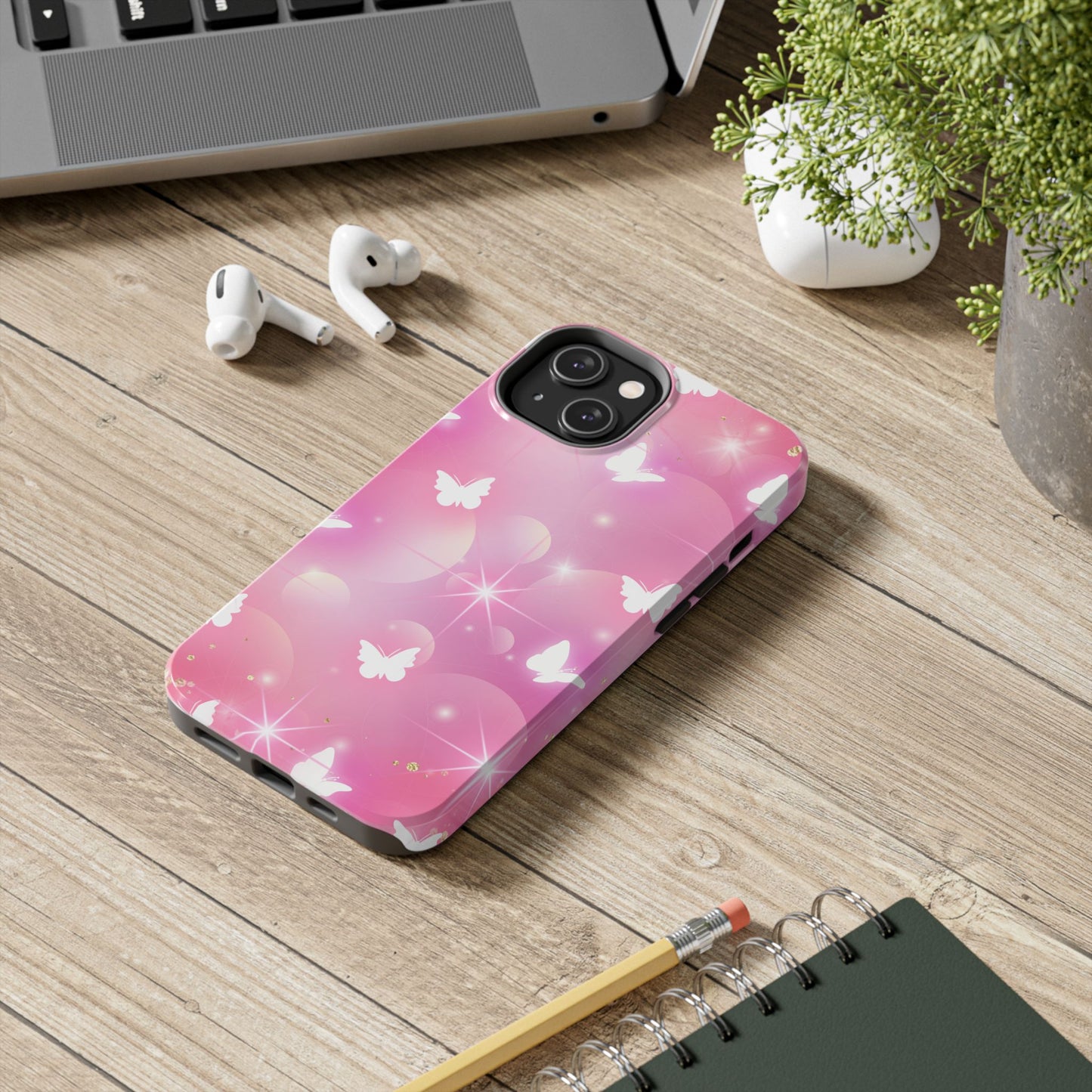 Butterfly Bloom Tough Phone Cases, Stylish Protection, Gifts for Her, Trendy Accessories, Spring Vibe, Phone Cover