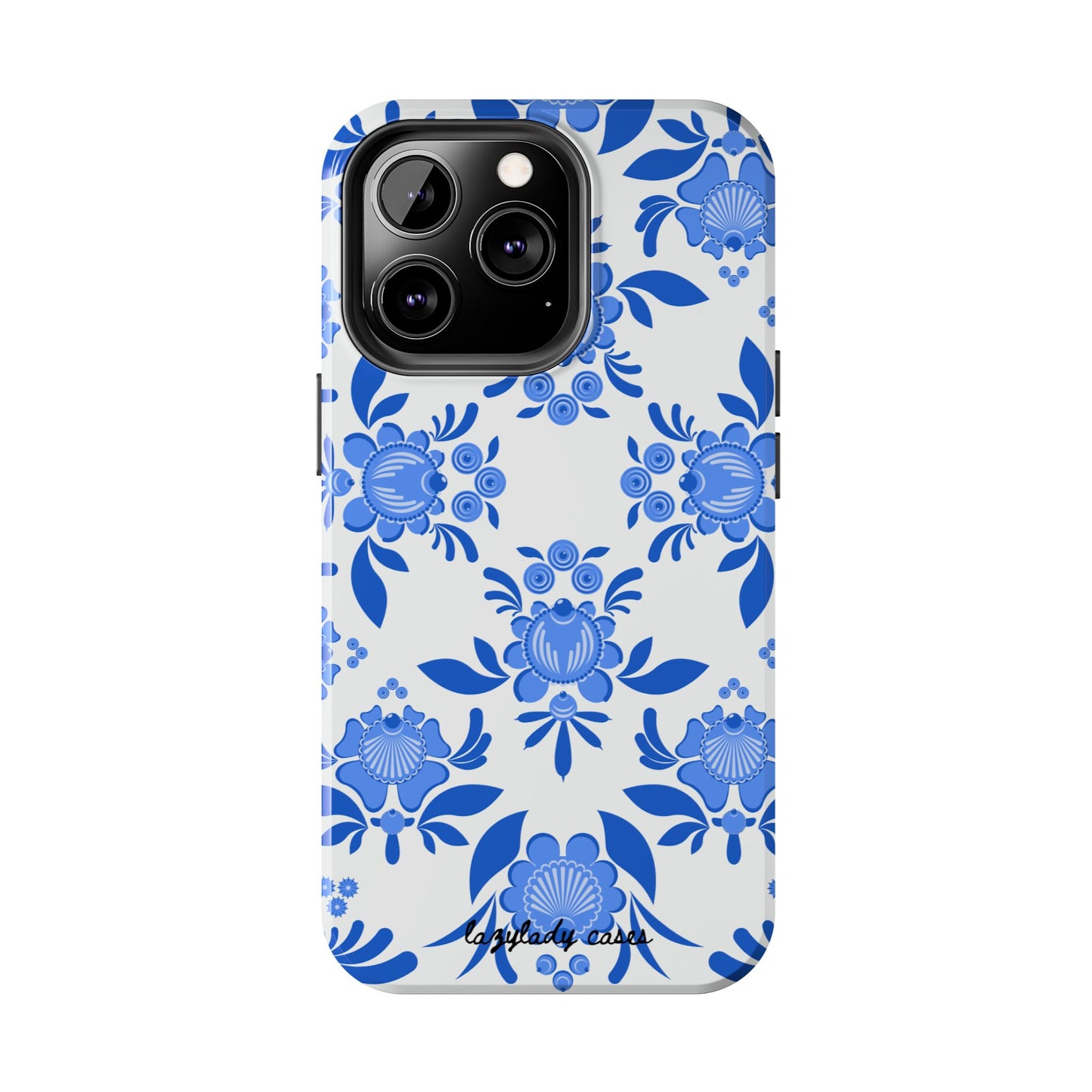 Floral Tough Phone Case - Stylish Protection for Everyday Use