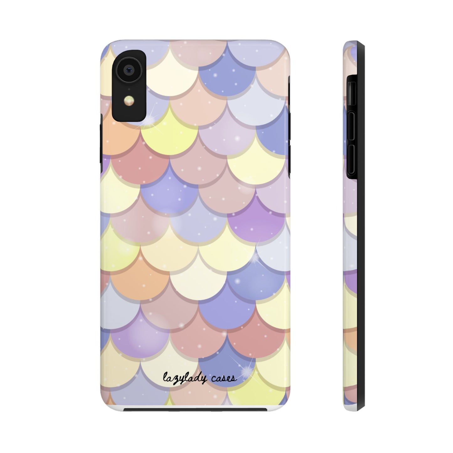 Mermaid Scale Tough Phone Case - Durable Protection with Colorful Design