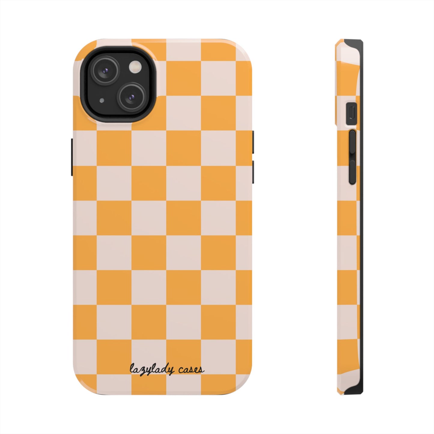 Bright Checkerboard Tough Phone Case - Stylish & Durable Protection