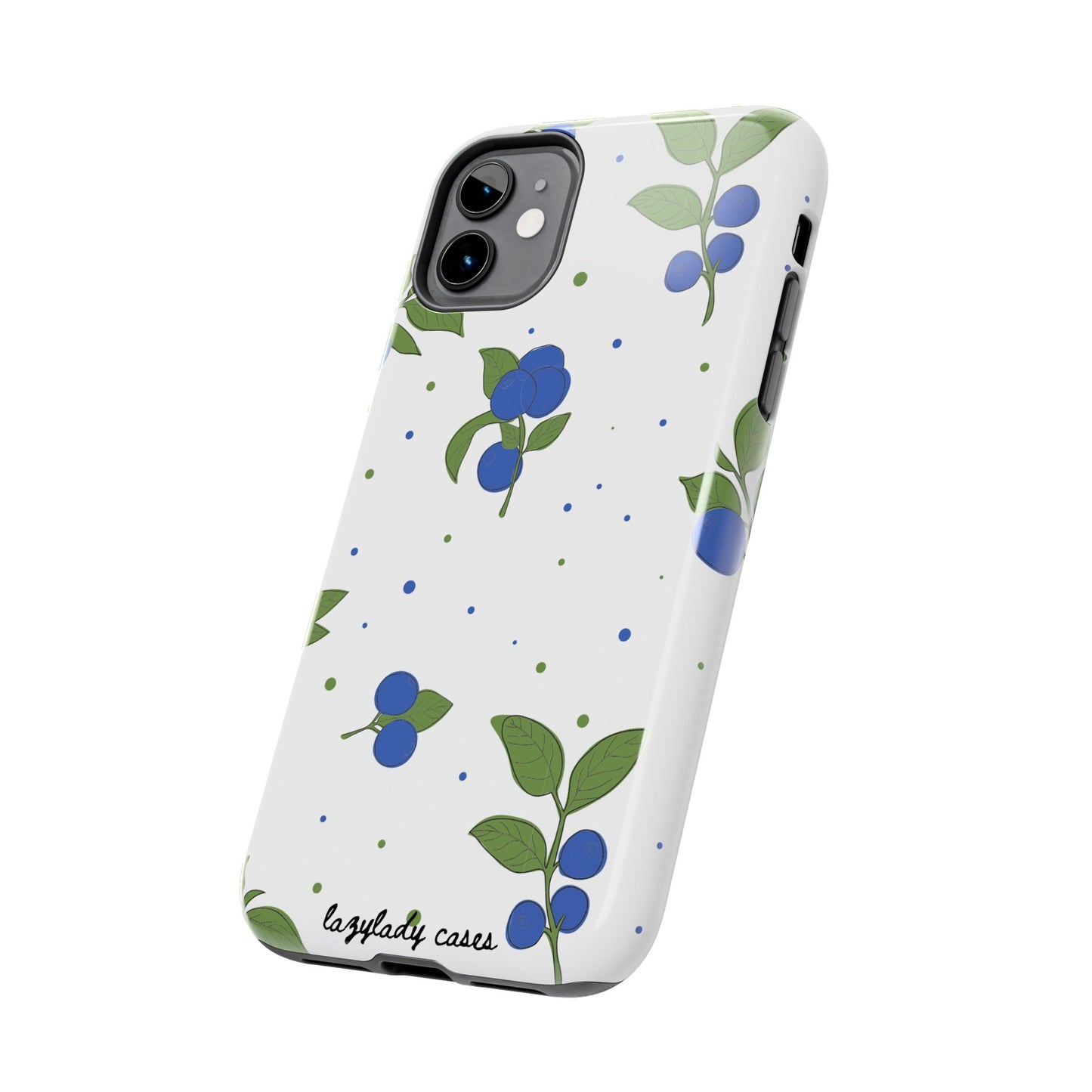 Blueberry Tough Phone Case - Durable Berry Design for Everyday Protection
