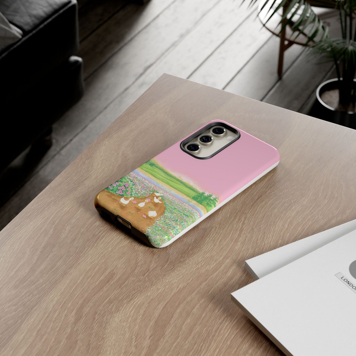 Pastel Floral Phone Case, Tough Cases for Nature Lovers, Cute Phone Accessories, Spring Gifts, Unique Mobile Covers
