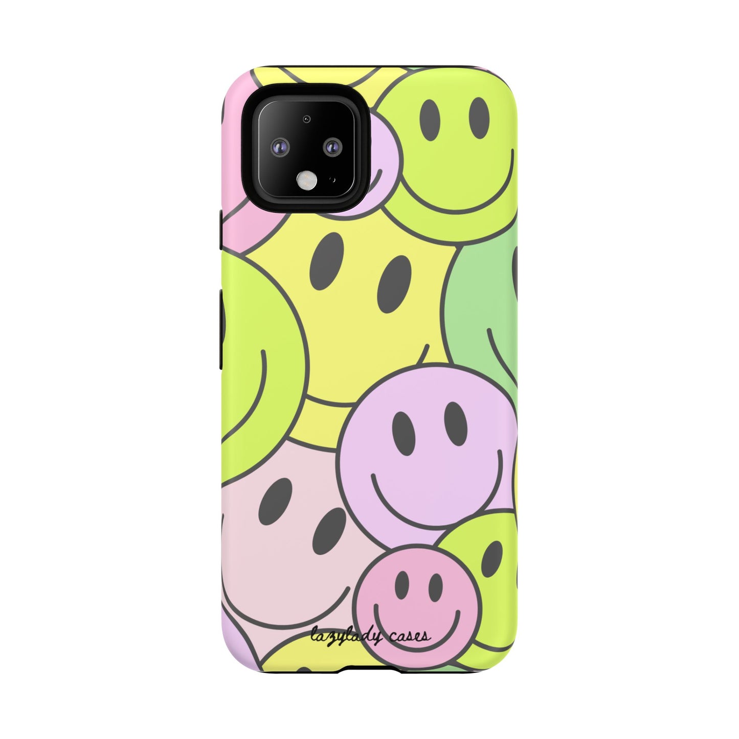 Colorful Smile Face Phone Case - Tough Protection & Fun Design