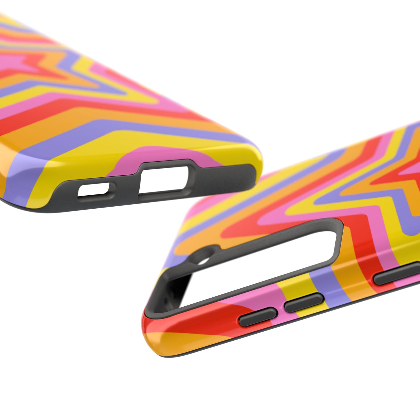 Colorful Star Pattern Tough Phone Cases | Durable Phone Cover, Unique Gifts, Trendy Accessories, Fun Tech Style