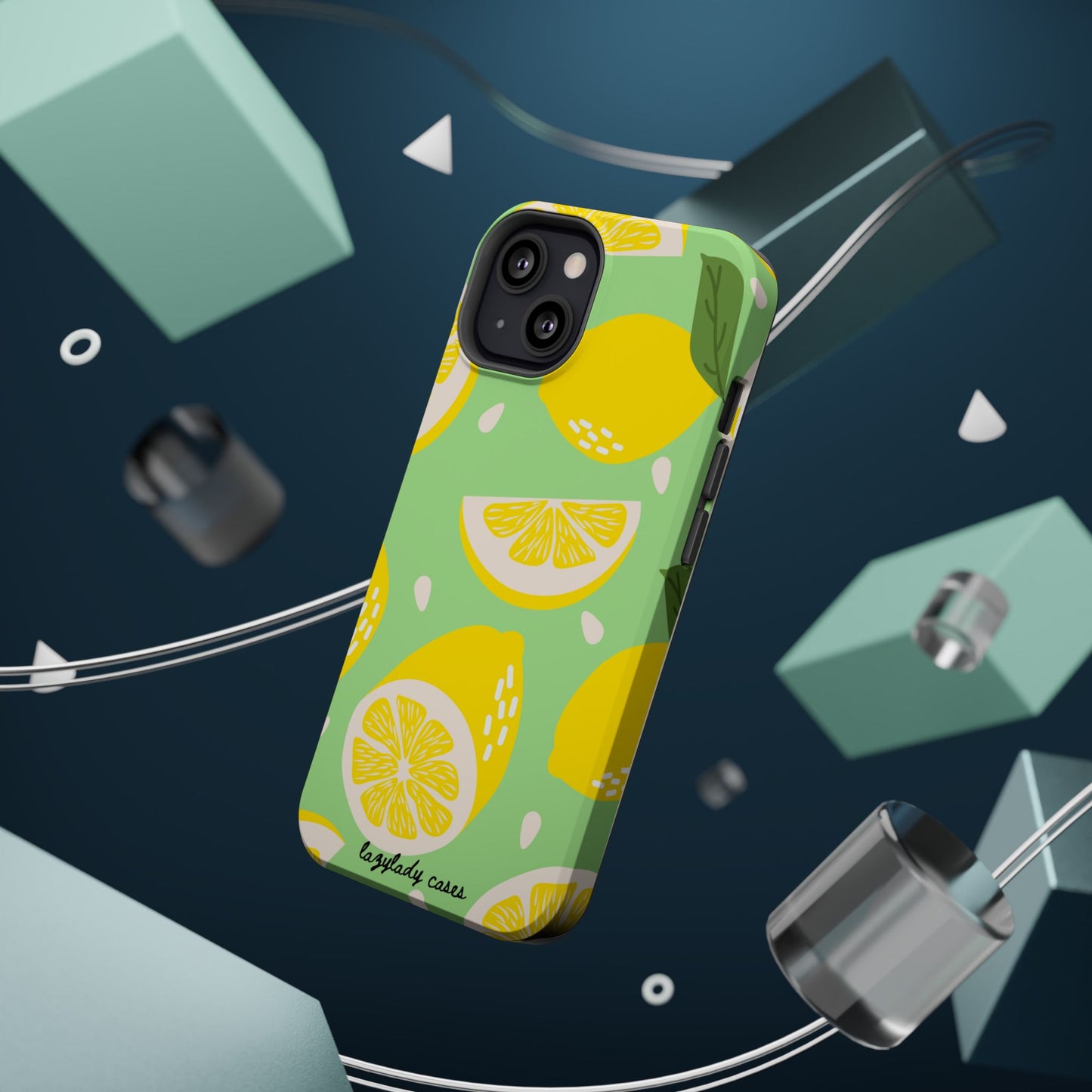 Lemonade Vibe Magnetic Phone Case - Bright Citrus Design for Summer Fun