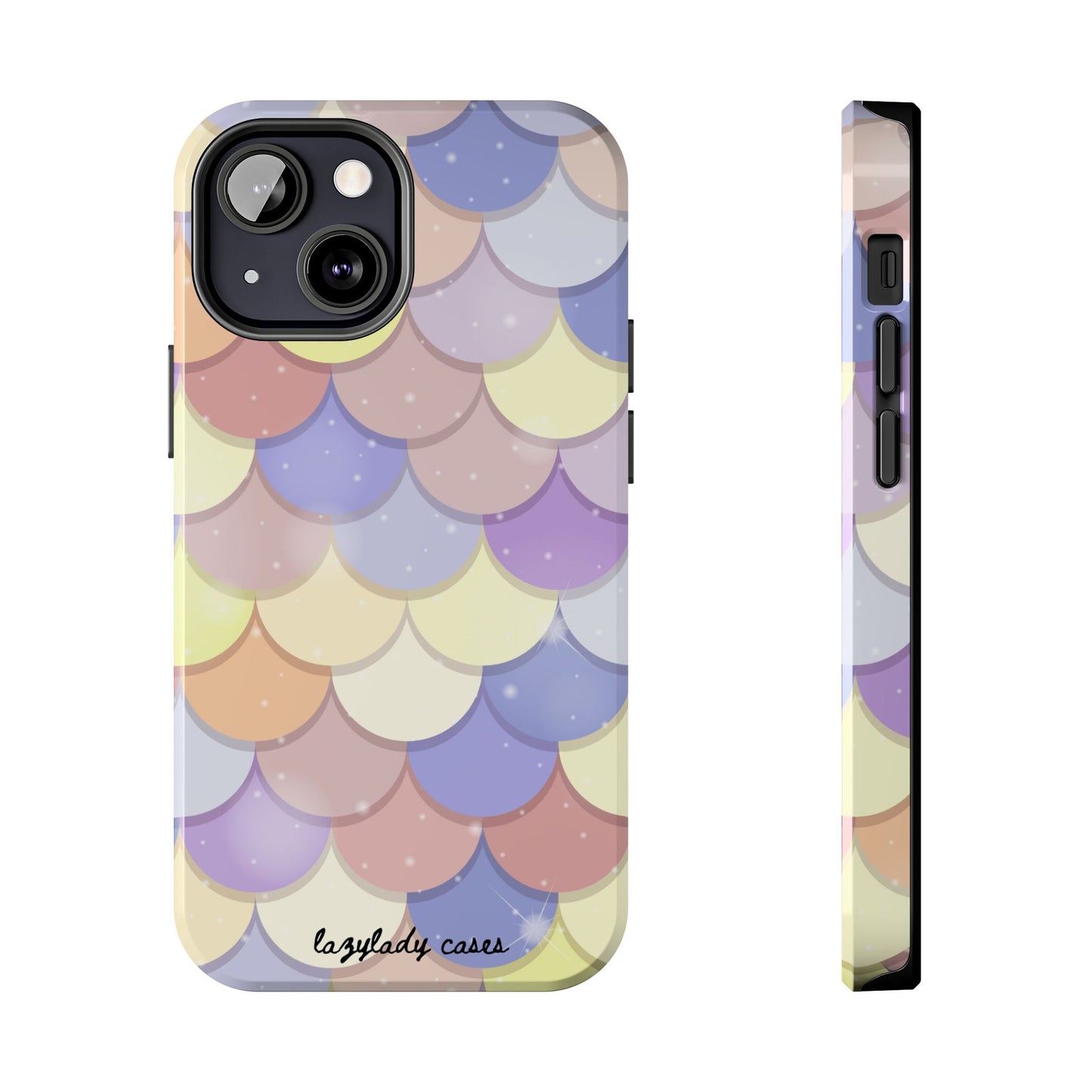 Mermaid Scale Tough Phone Case - Durable Protection with Colorful Design