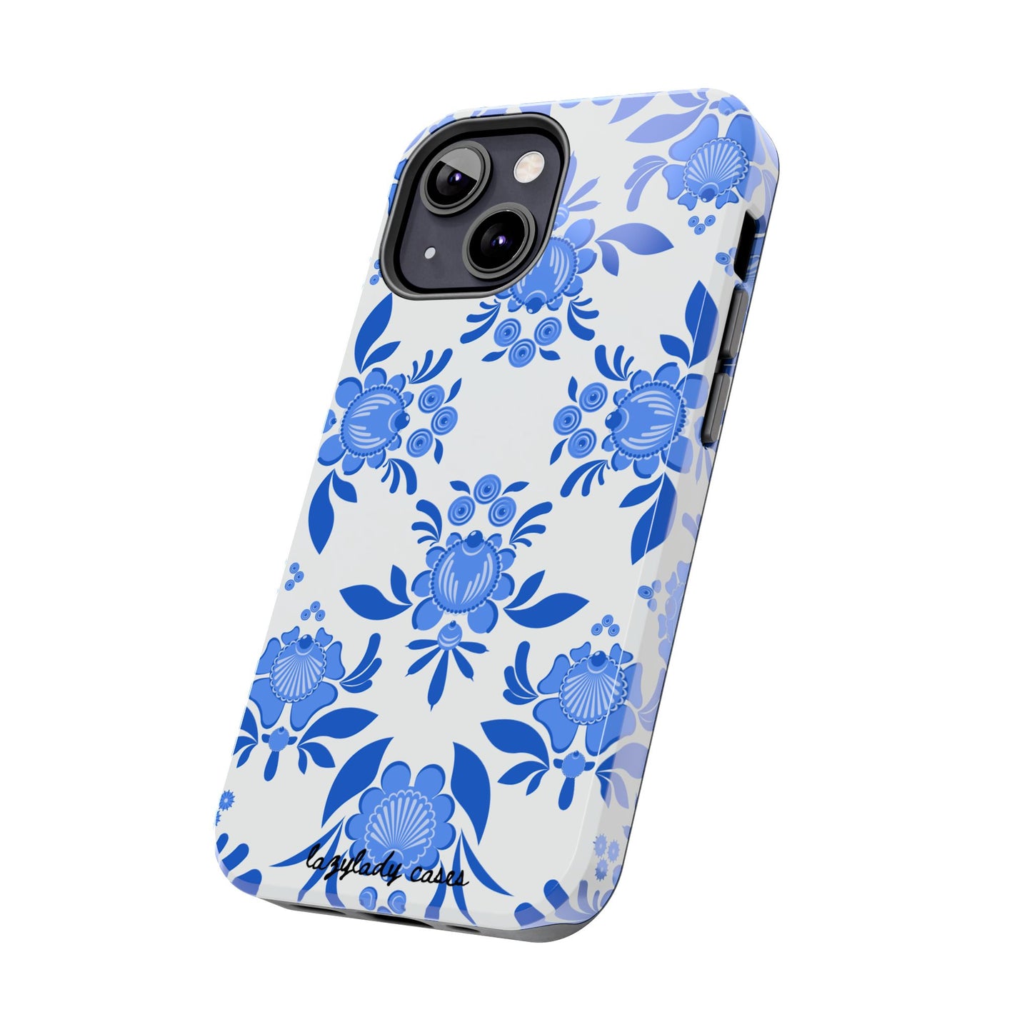 Floral Tough Phone Case - Stylish Protection for Everyday Use