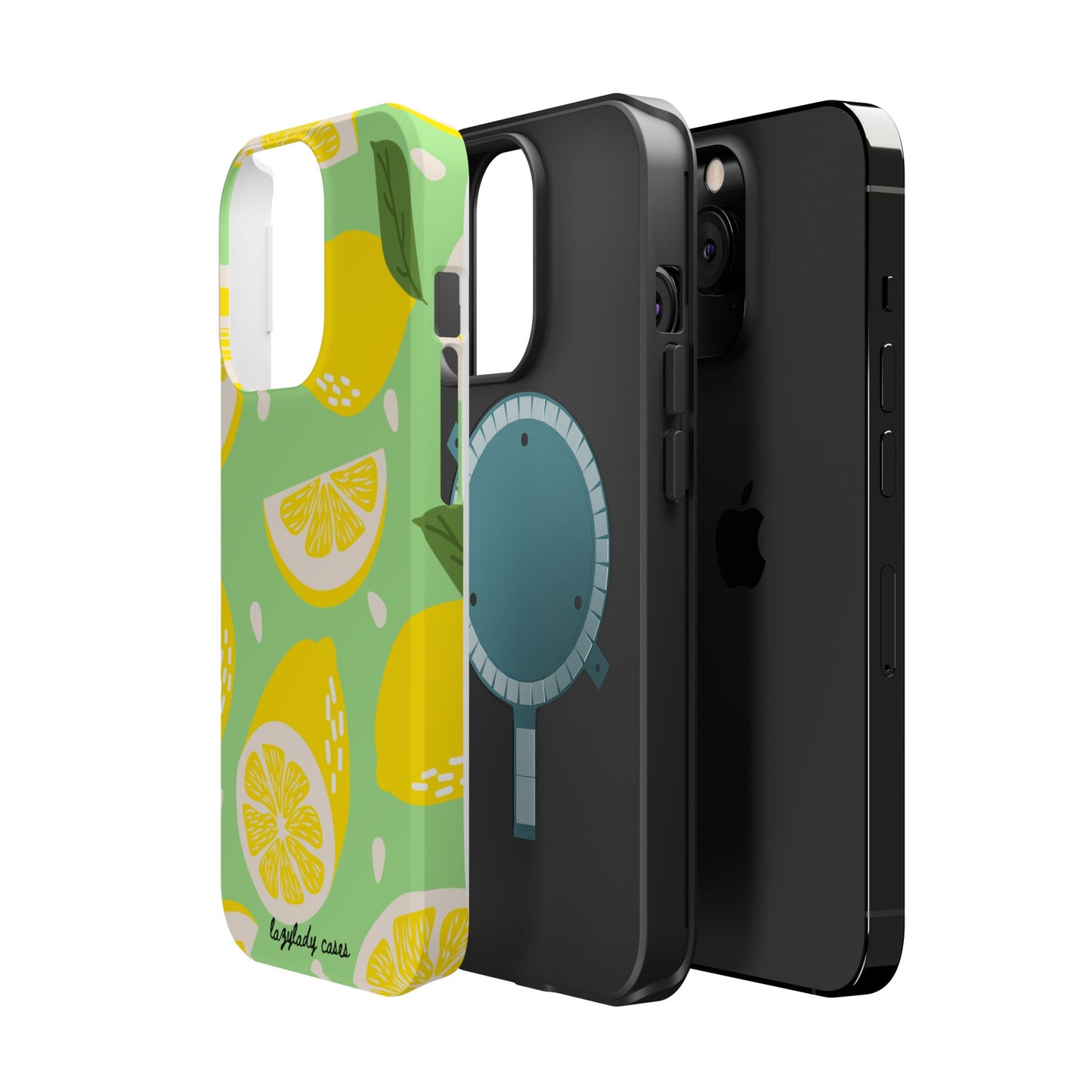 Lemonade Vibe Magnetic Phone Case - Bright Citrus Design for Summer Fun