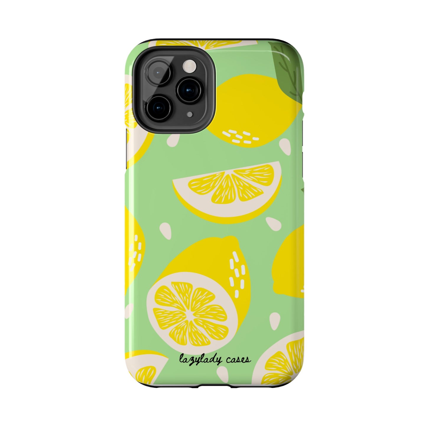 Lemon Slice Tough Phone Case - Vibrant, Durable Protection for Citrus Lovers