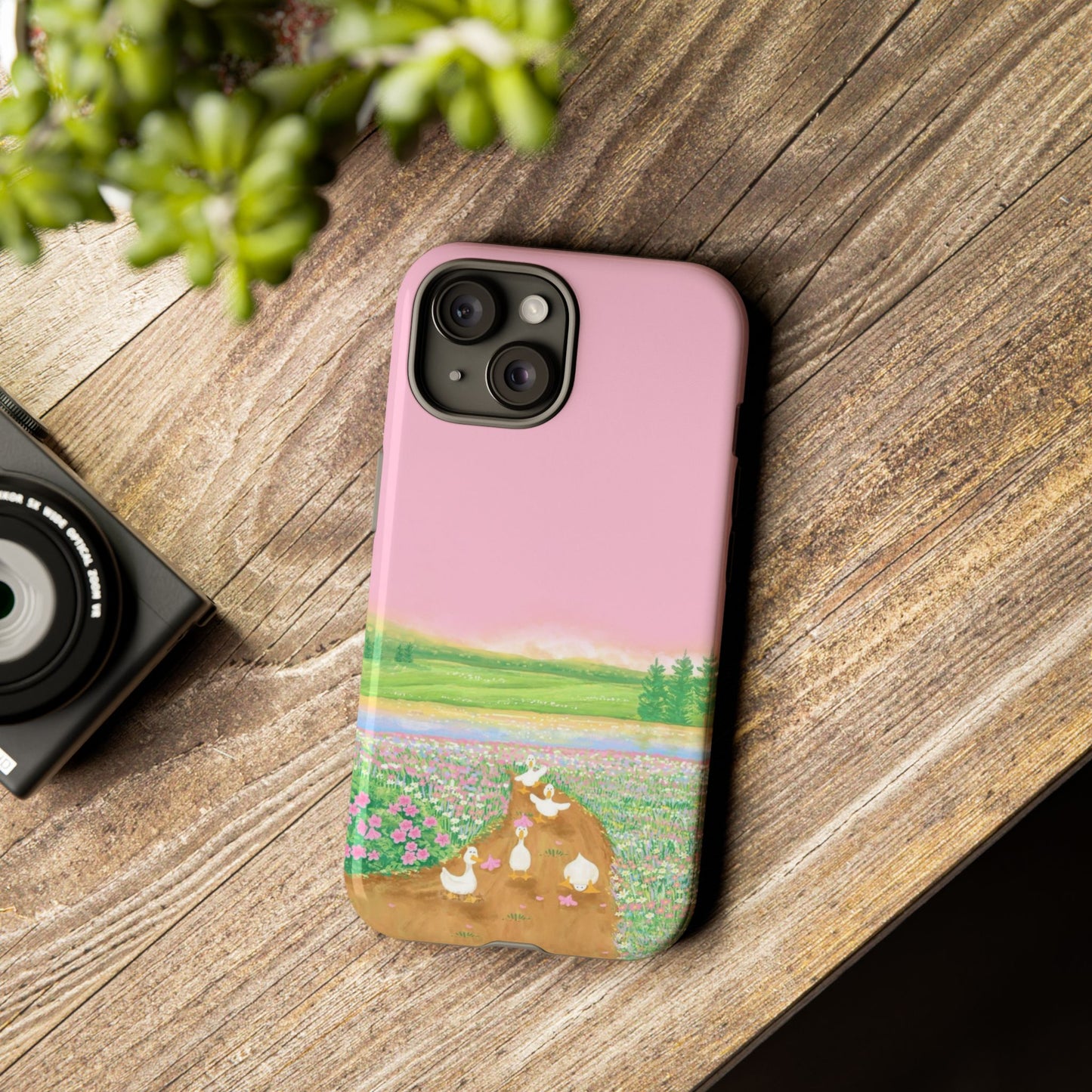 Pastel Floral Phone Case, Tough Cases for Nature Lovers, Cute Phone Accessories, Spring Gifts, Unique Mobile Covers