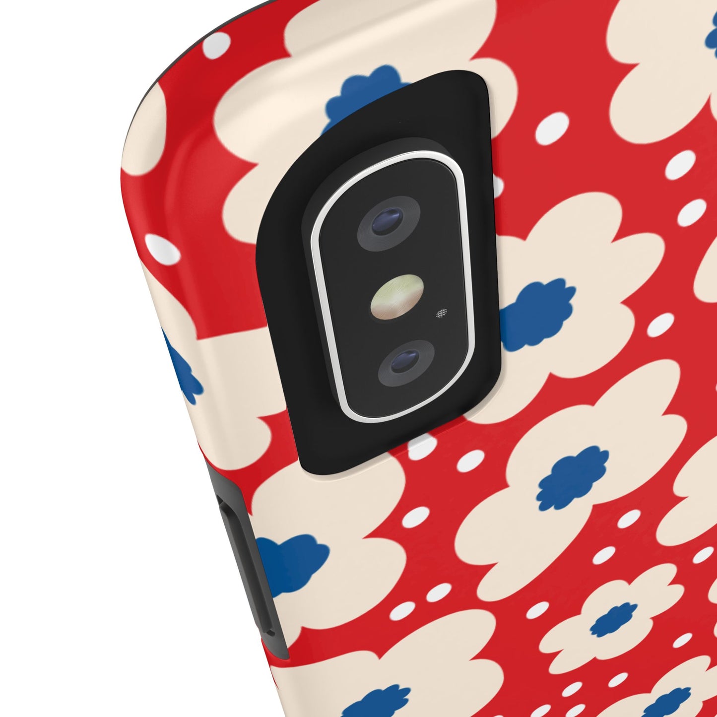 Blossom Floral Tough Phone Case - Durable Protection with Vintage Charm