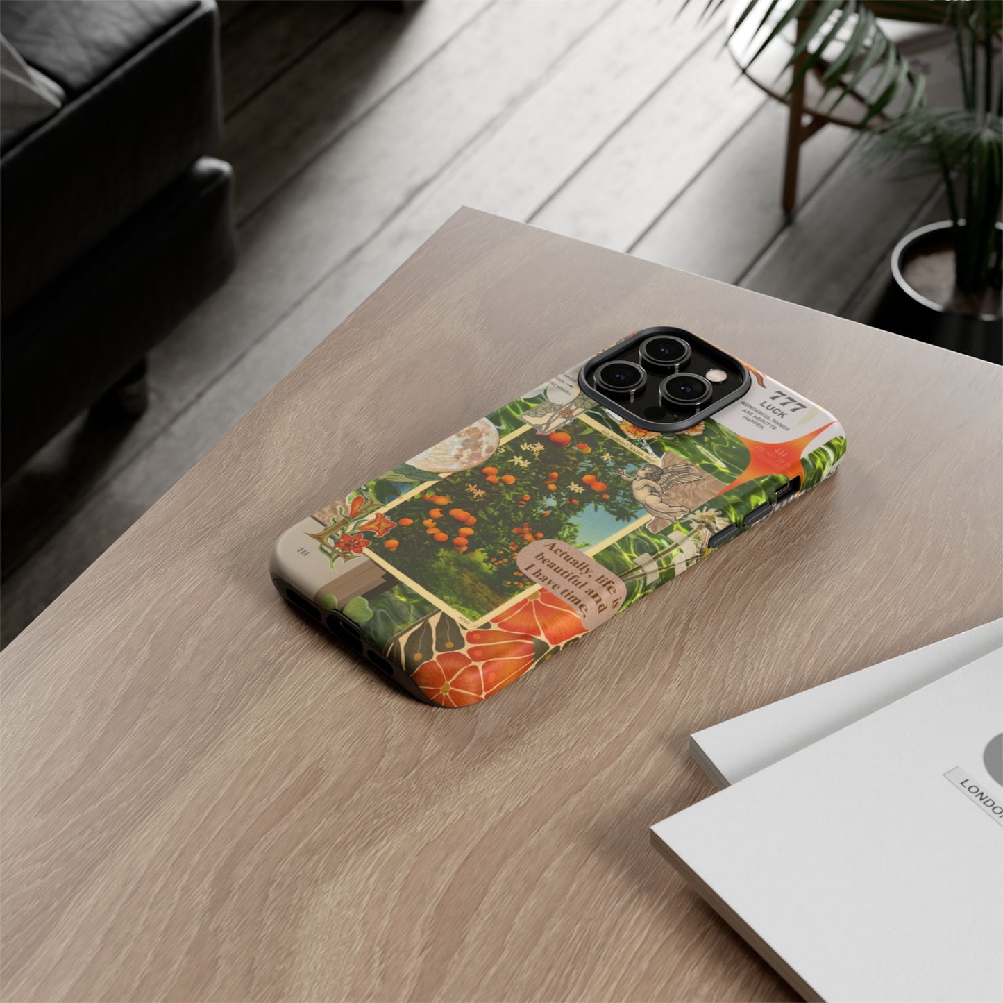 Tough Cases - Vibrant iPhone Case for Nature Lovers, Floral Phone Cover, Eco-Friendly, Inspirational Gift, Unique Phone Accessory