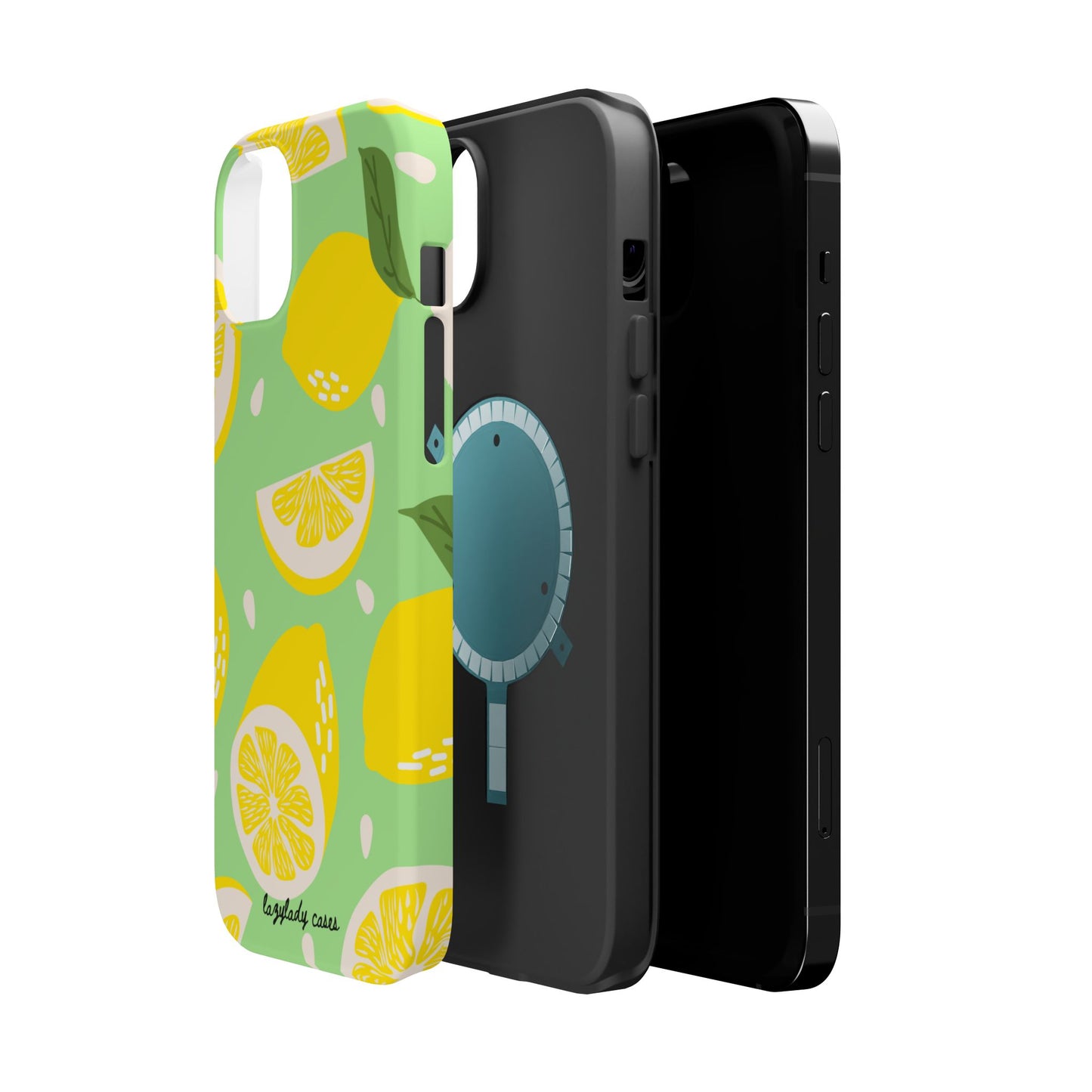 Lemonade Vibe Magnetic Phone Case - Bright Citrus Design for Summer Fun
