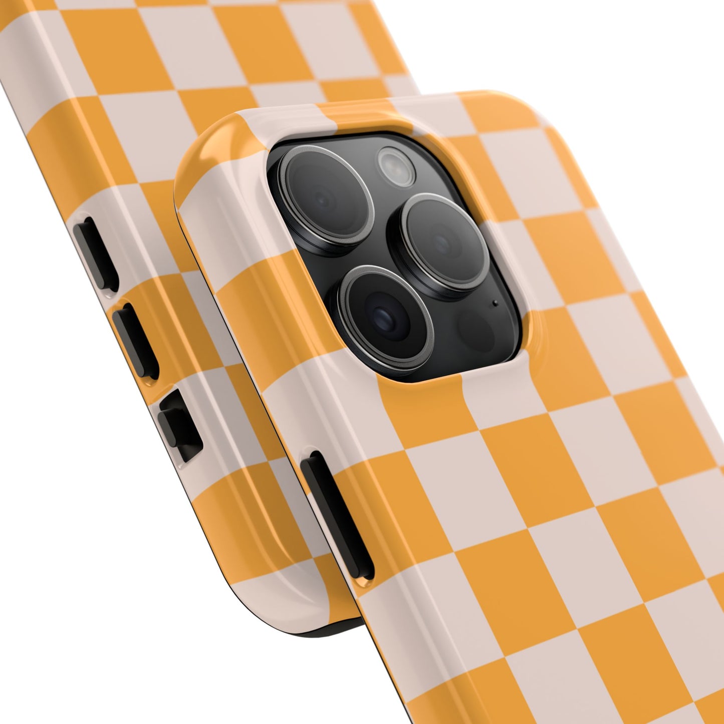 Bright Checkerboard Tough Phone Case - Stylish & Durable Protection