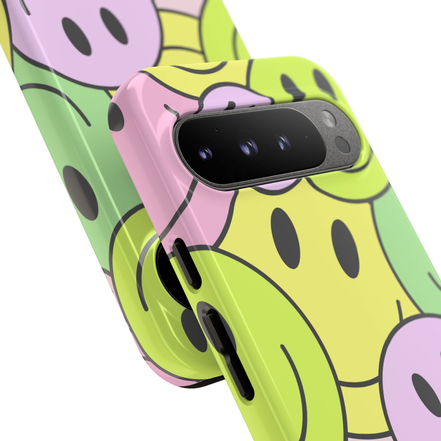 Colorful Smile Face Phone Case - Tough Protection & Fun Design